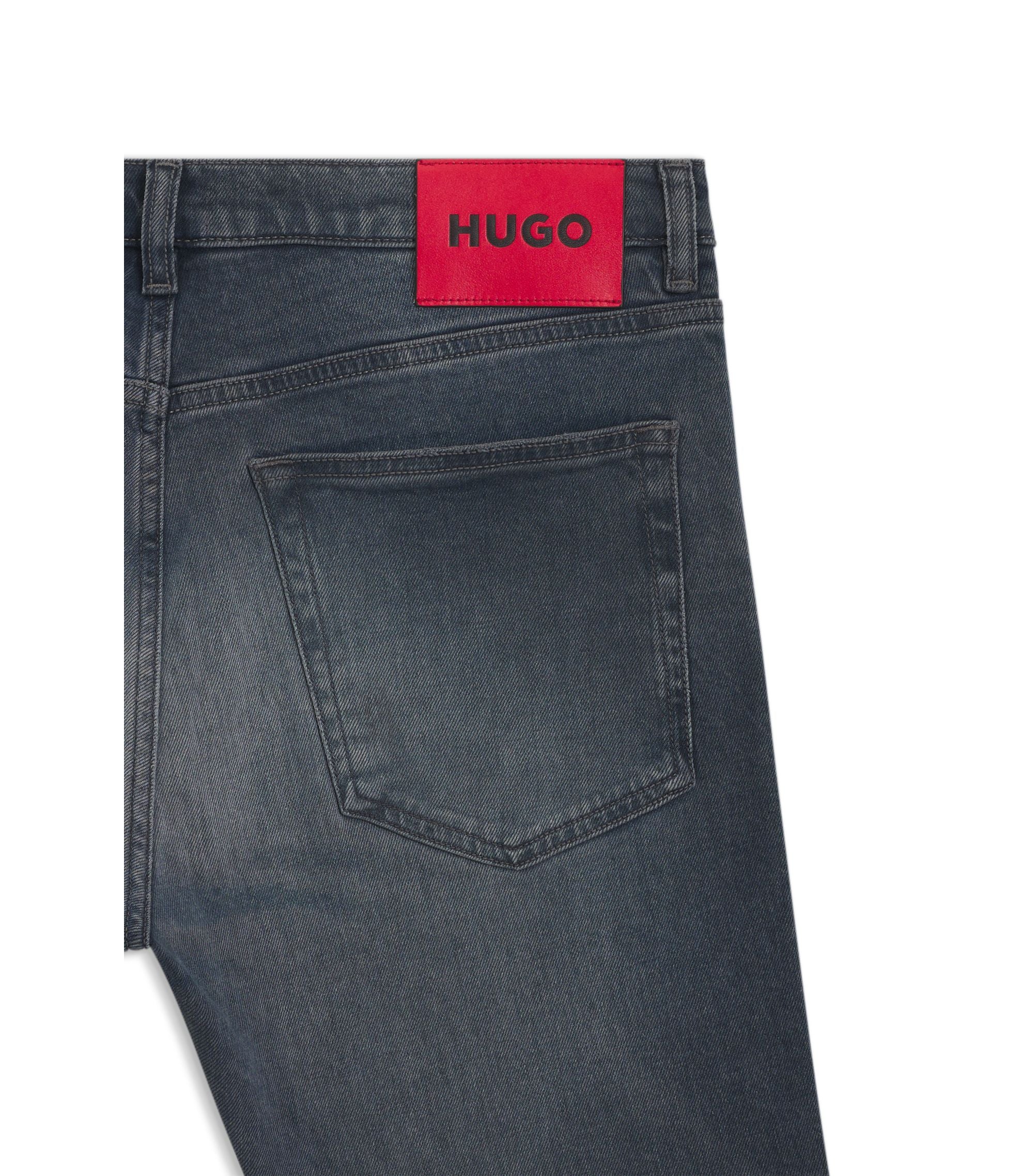 Hugo Ash Blue Extra Slim Fit Jeans In Stretch Denim Blue