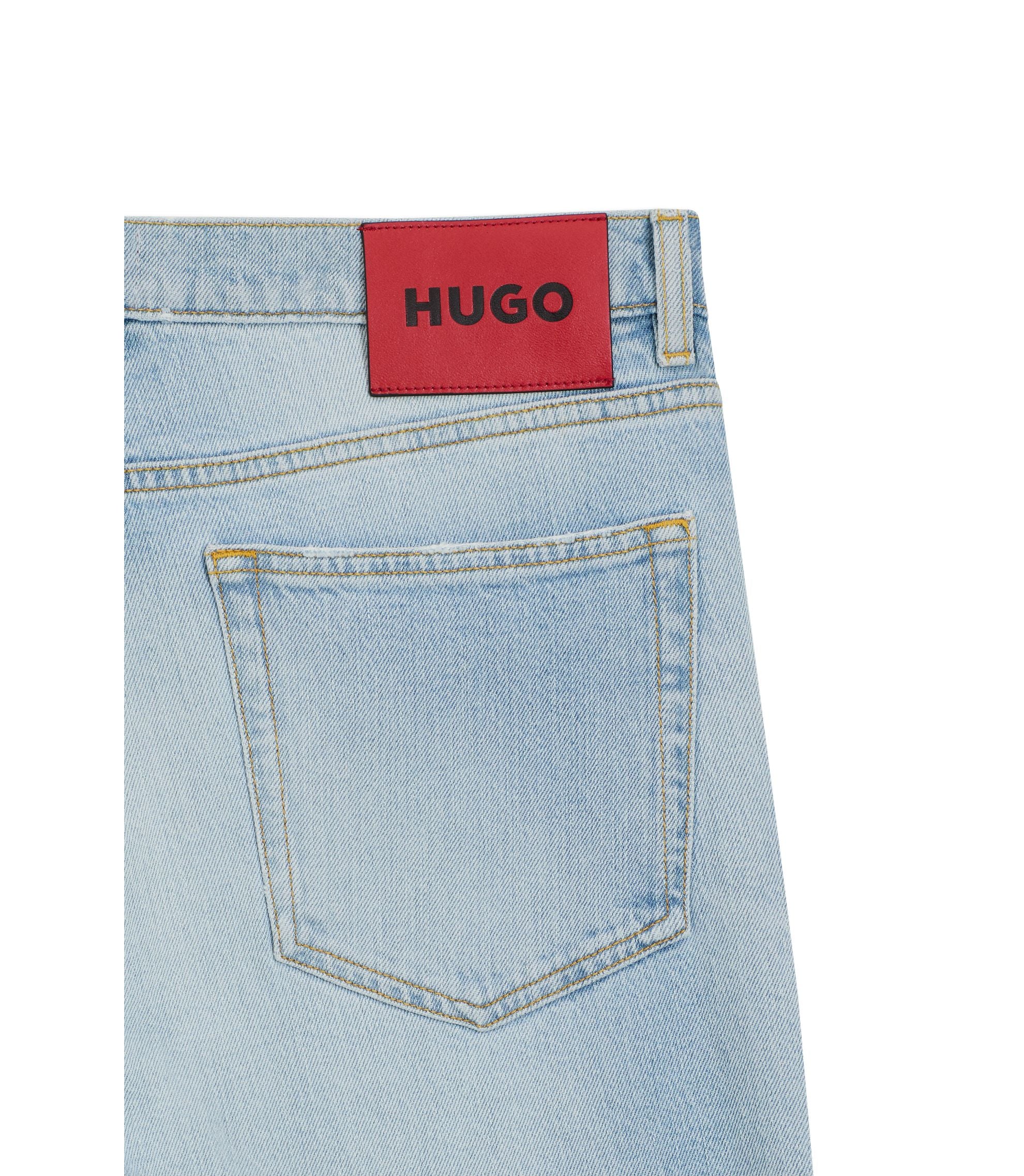 Hugo Extra Slim Fit Jeans In Bright Blue Stretch Denim Light Blue