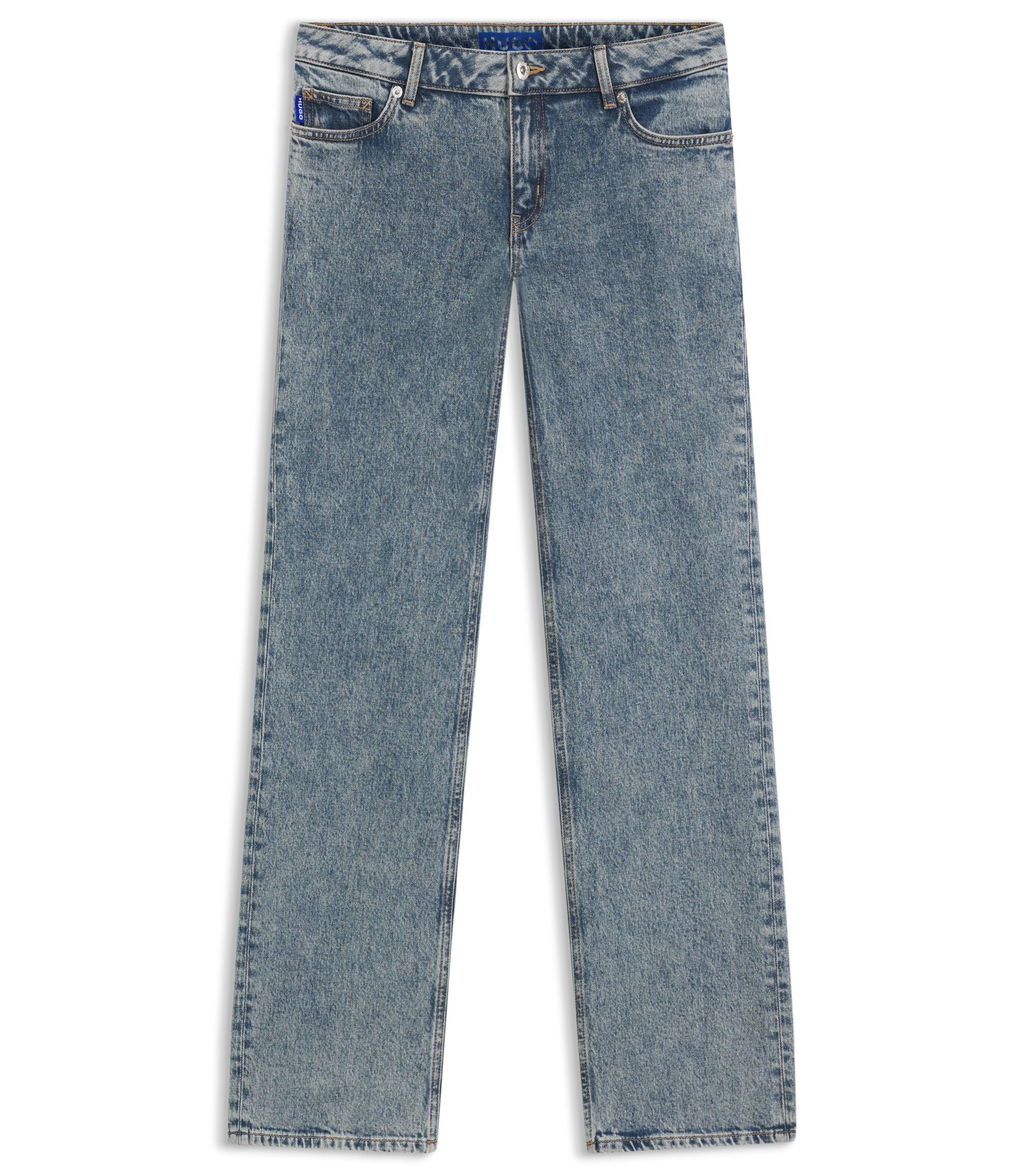 Hugo Blue Boot Cut Jeans In Stretch Denim Blue Women's