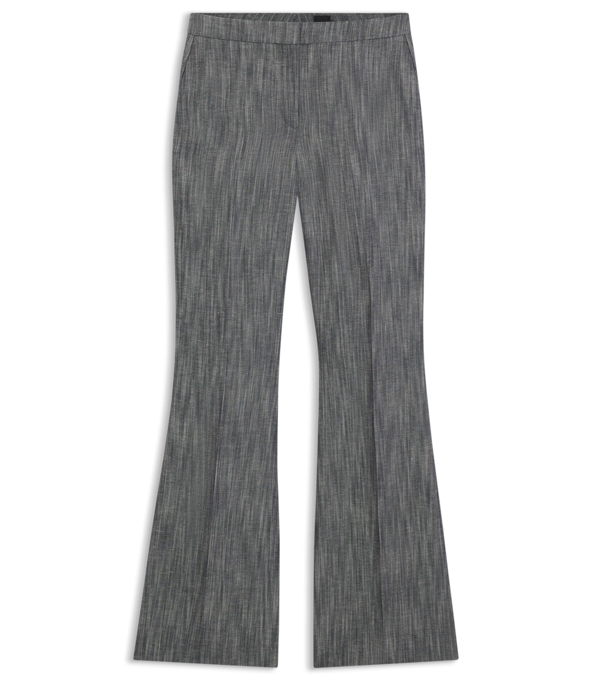 Boss Regular Fit Trousers In Melange Denim Patterned Women's