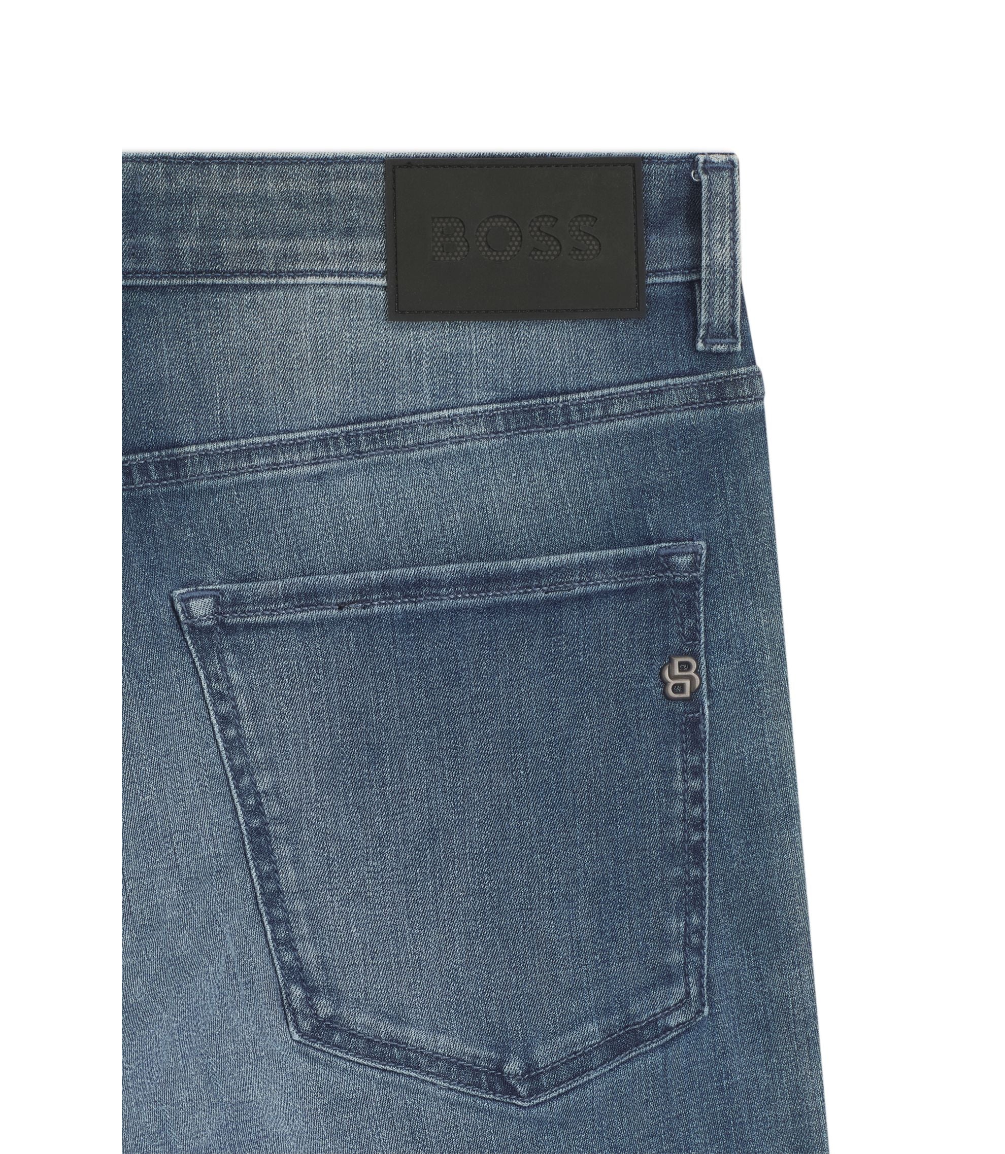 Boss Delaware Slim Fit Jeans In Blue Lightweight Denim Blue