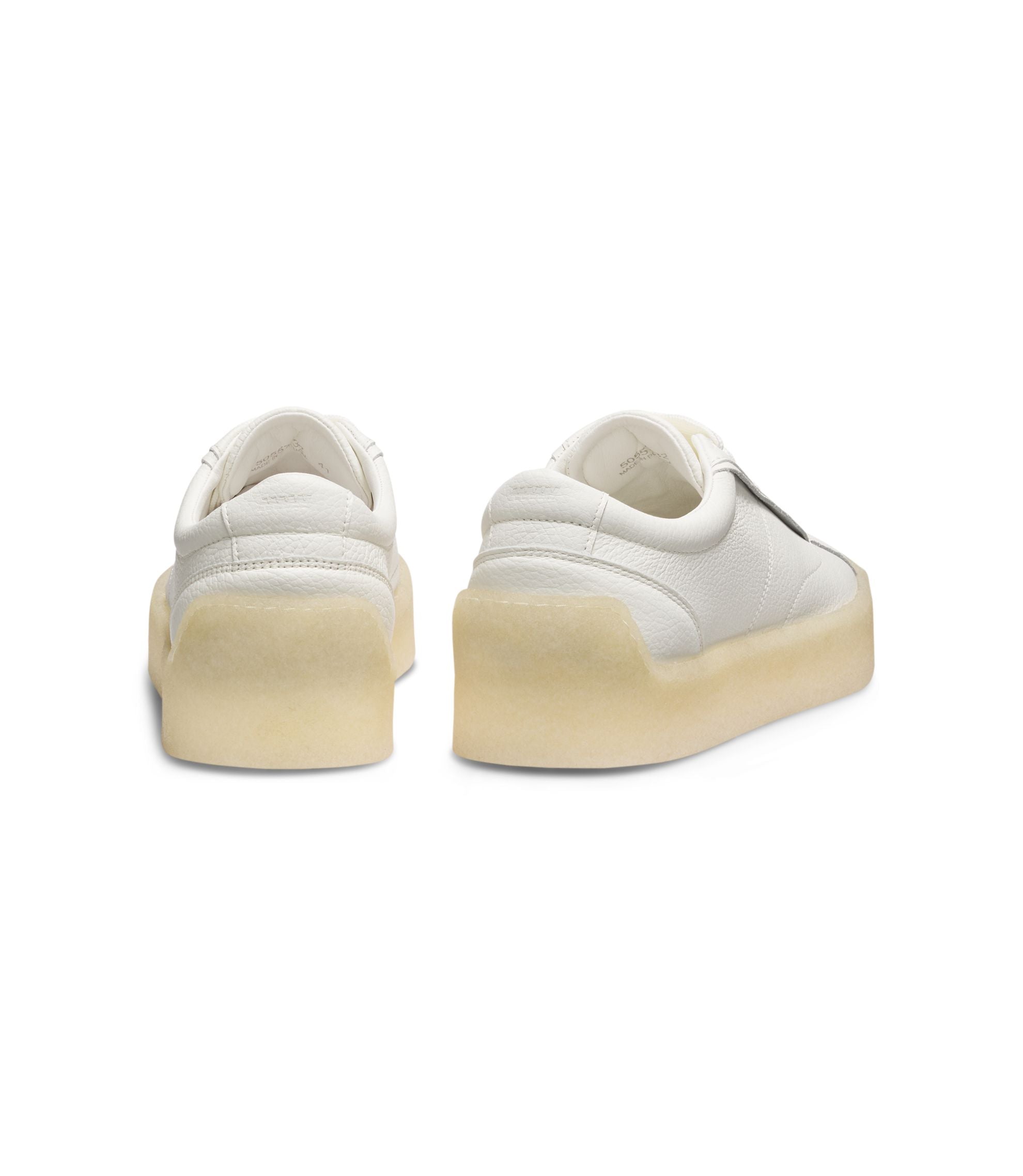 Hugo Leather Derby Shoes With Crepe Rubber Sole White White