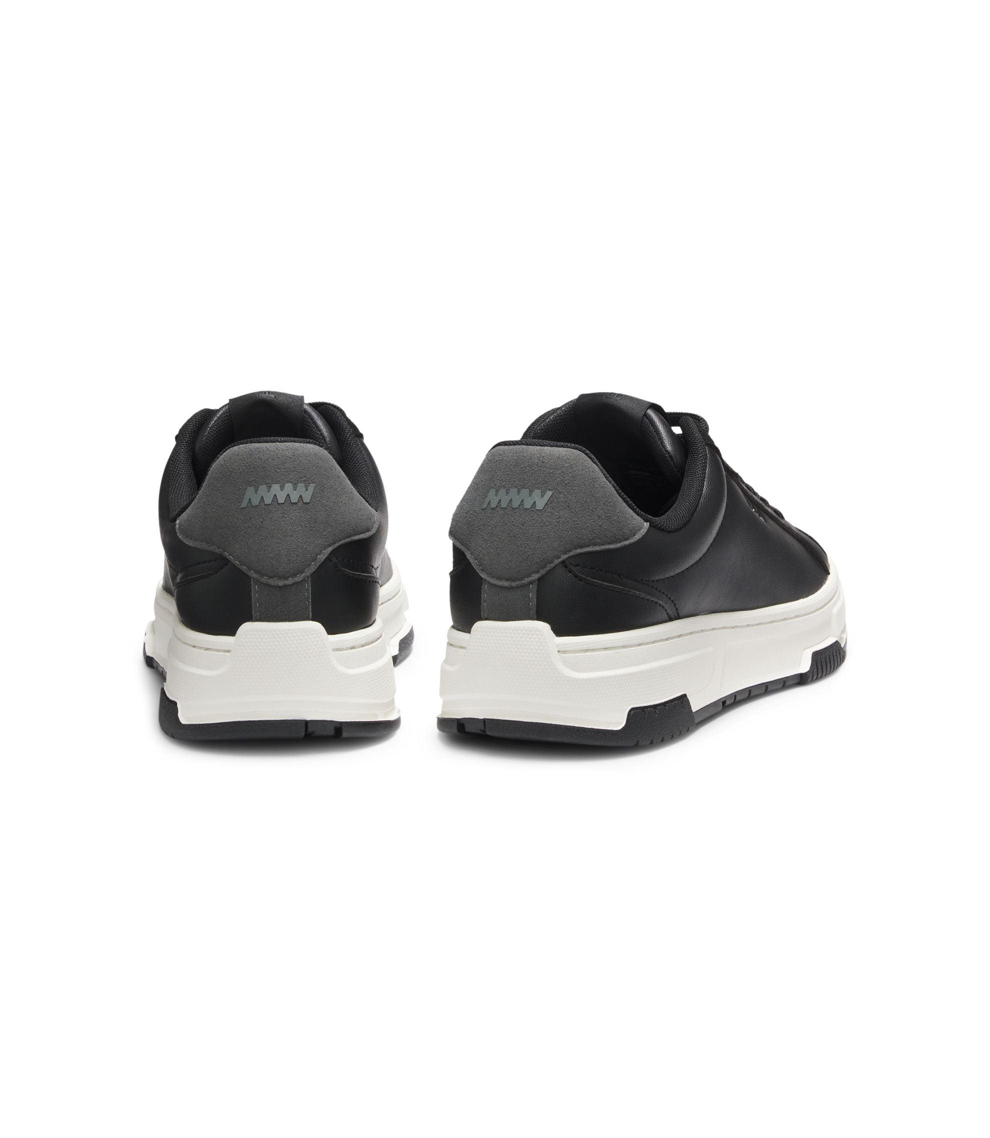 Hugo Trainers In Faux Leather Black Black