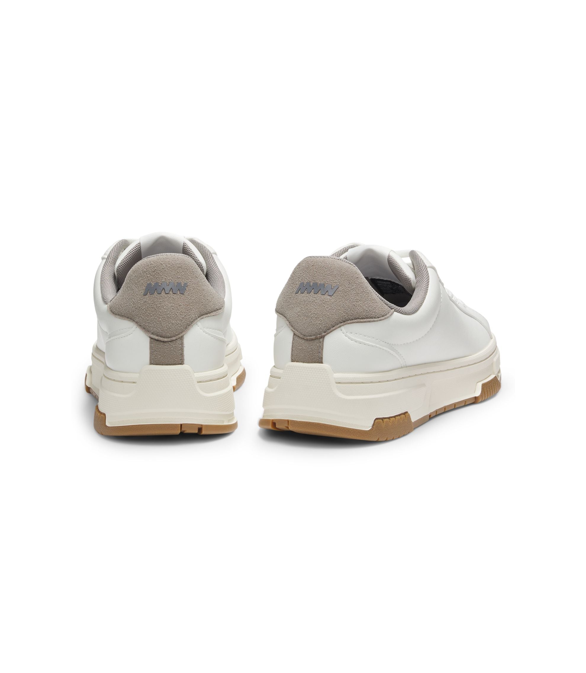 Hugo Trainers In Faux Leather White White