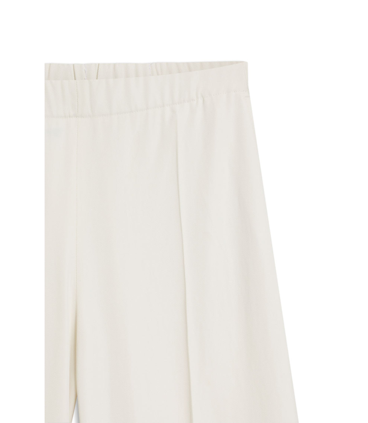 Boss Relaxed Fit Trousers With Wide Leg White Women's