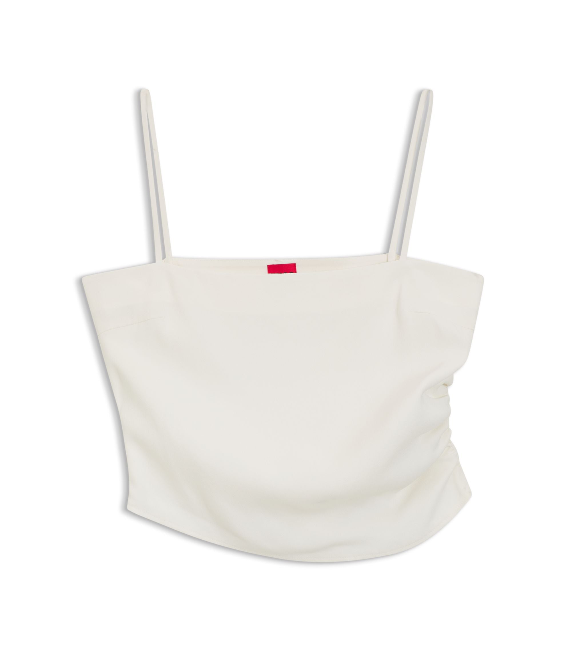 Hugo Gathered Bandeau Top With Straps White Women's