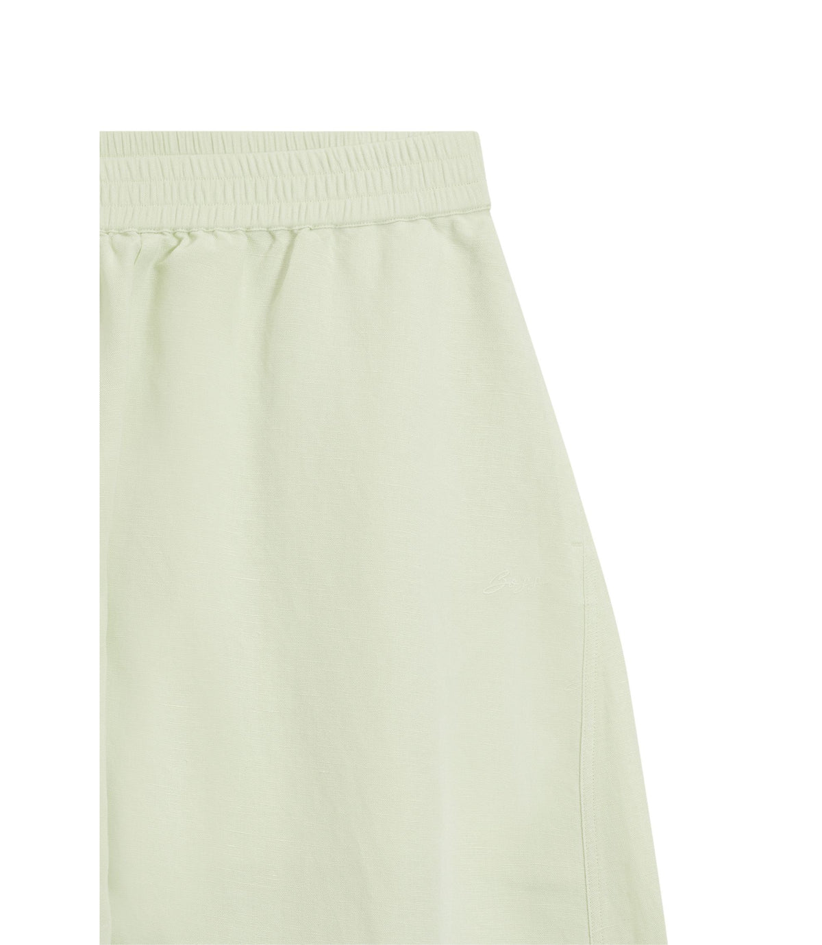 Boss Balloon Leg Trousers With Elasticated Waist Green Women's