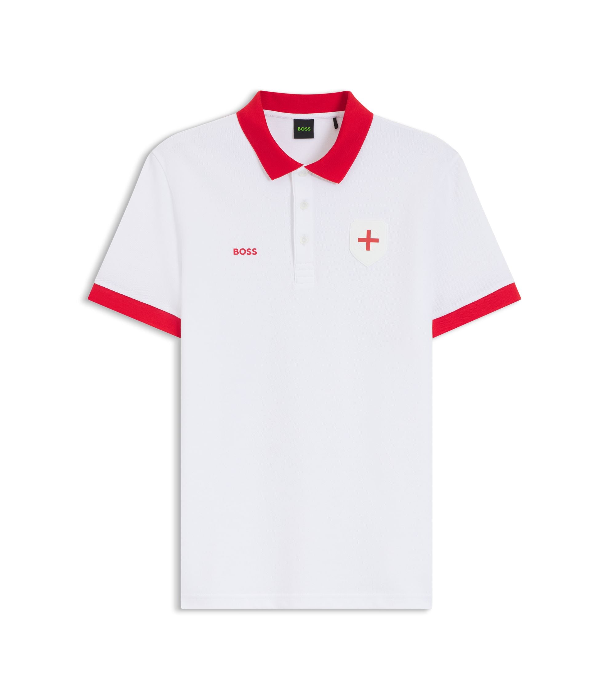 Boss Paddy Polo Shirt With Country Flag England