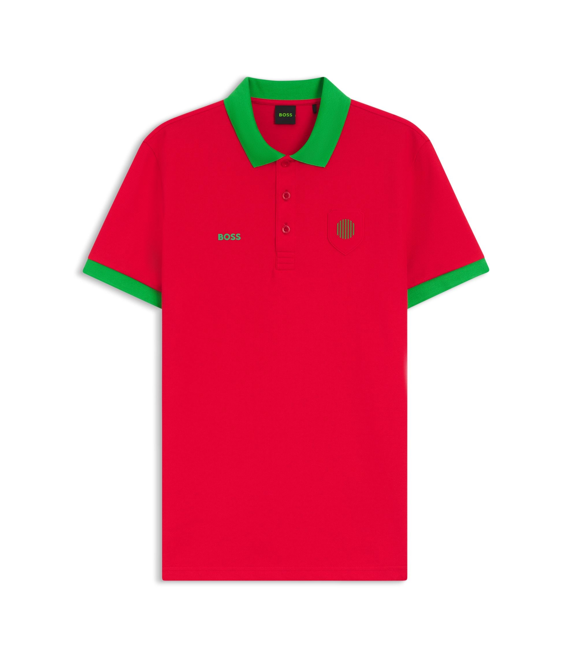 Boss Paddy Polo Shirt With Country Flag Portugal
