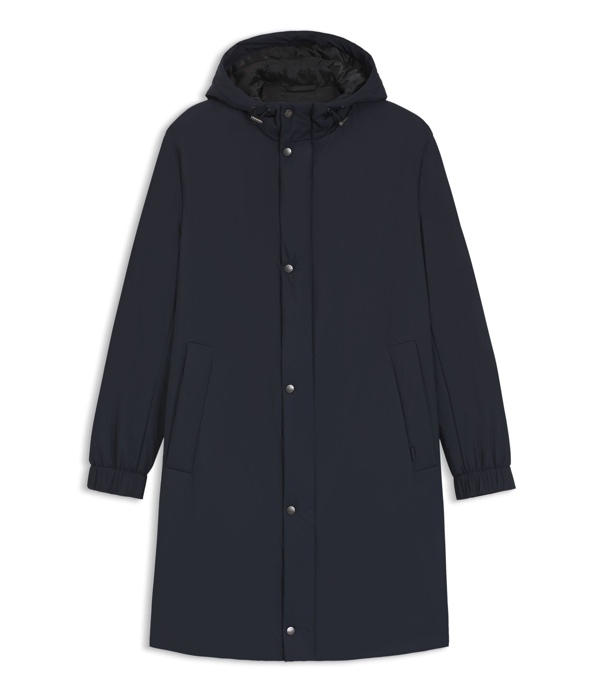 Boss Padded Coat With Water Repellent Finish Dark Blue