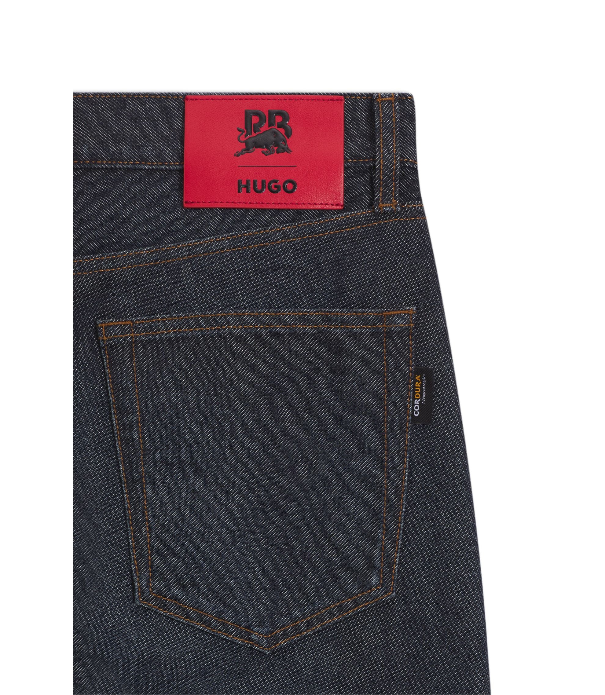 Hugo X Rb Regular Fit Jeans In Blue Denim Dark Blue