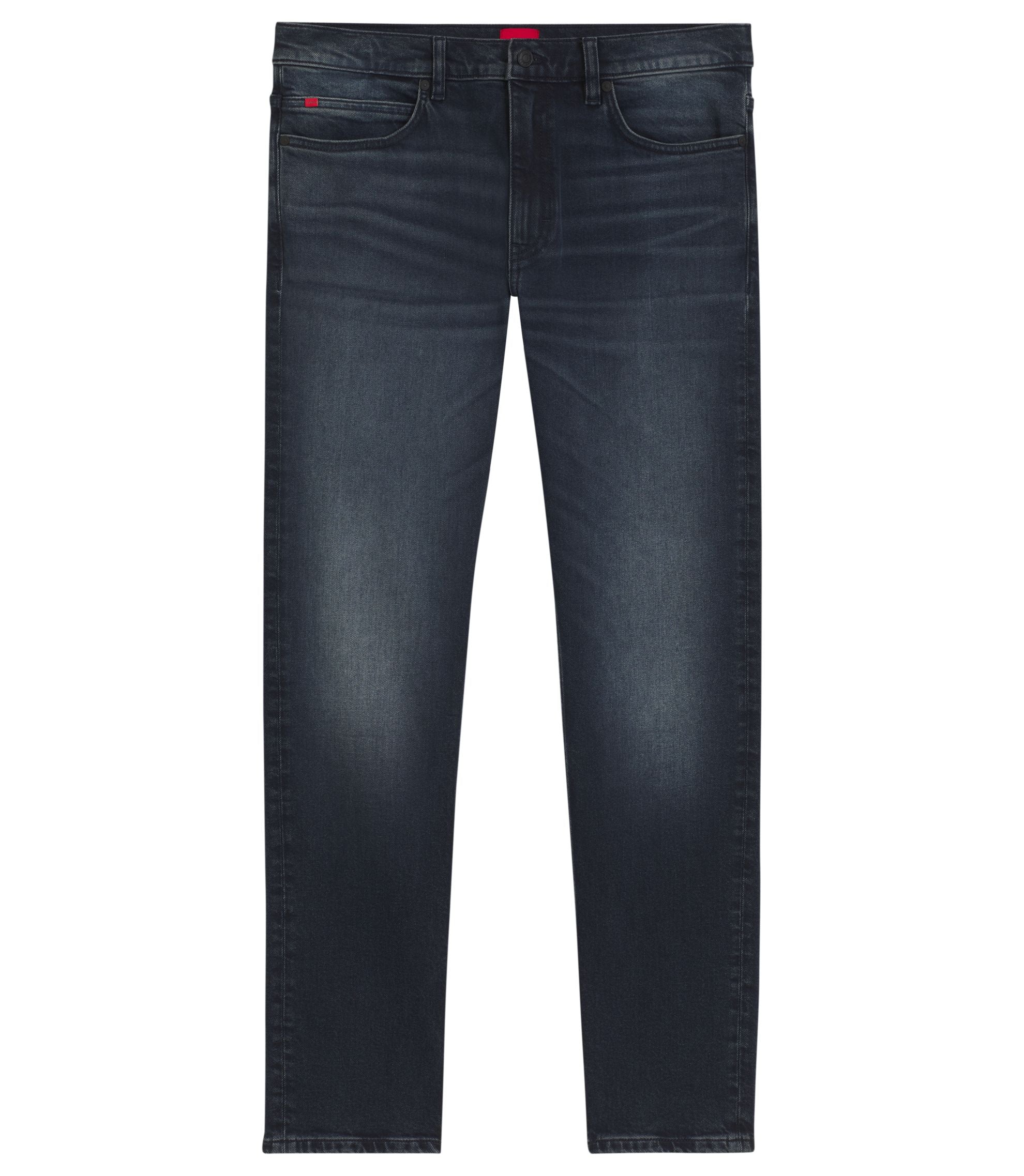 Hugo Slim Fit Jeans In Dark Blue Stretch Denim Dark Blue