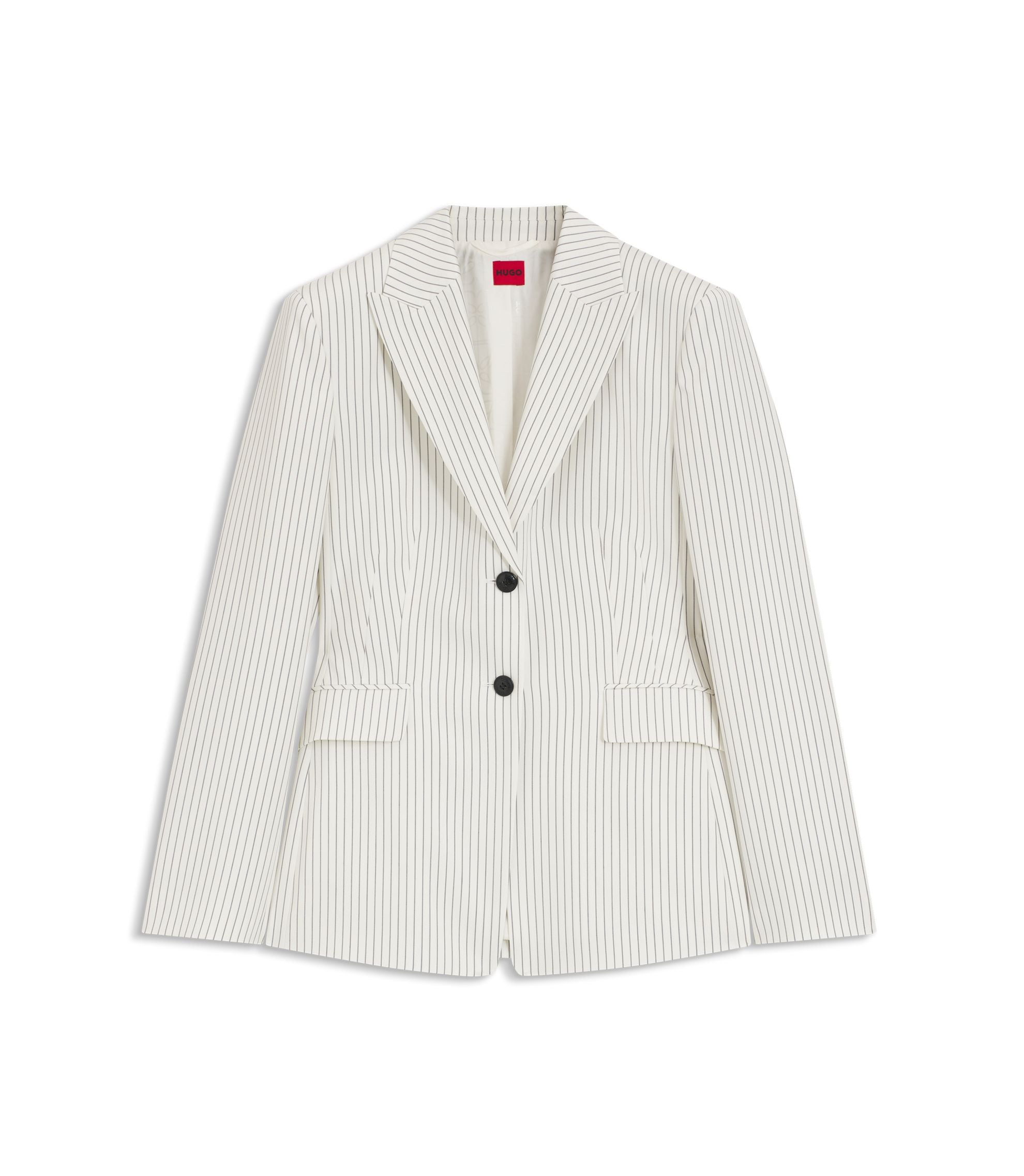 Hugo Regular Fit Blazer With Pinstripe Patterned Women's