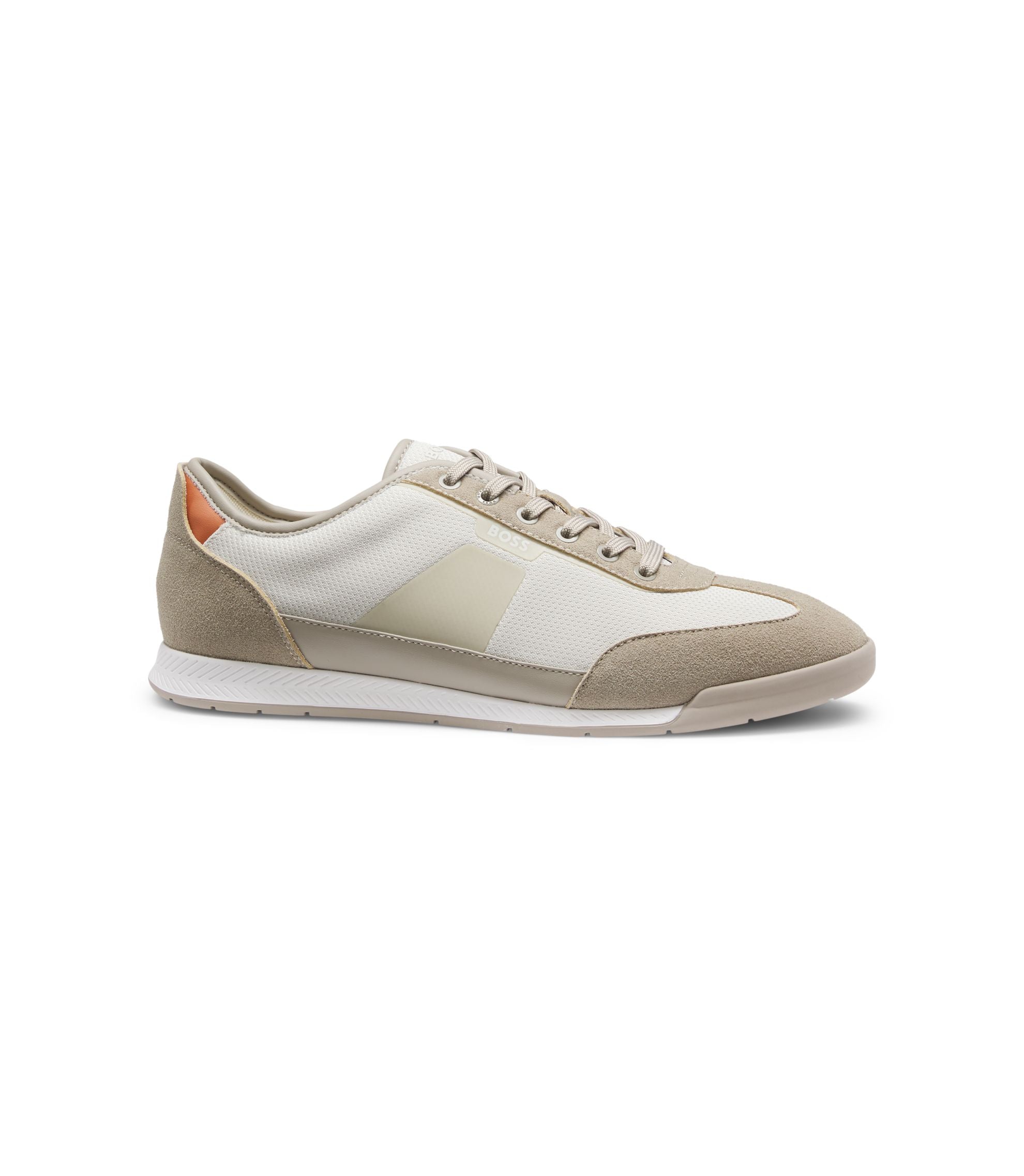 Boss Trainers With Mesh Detailing Light Beige Light Beige