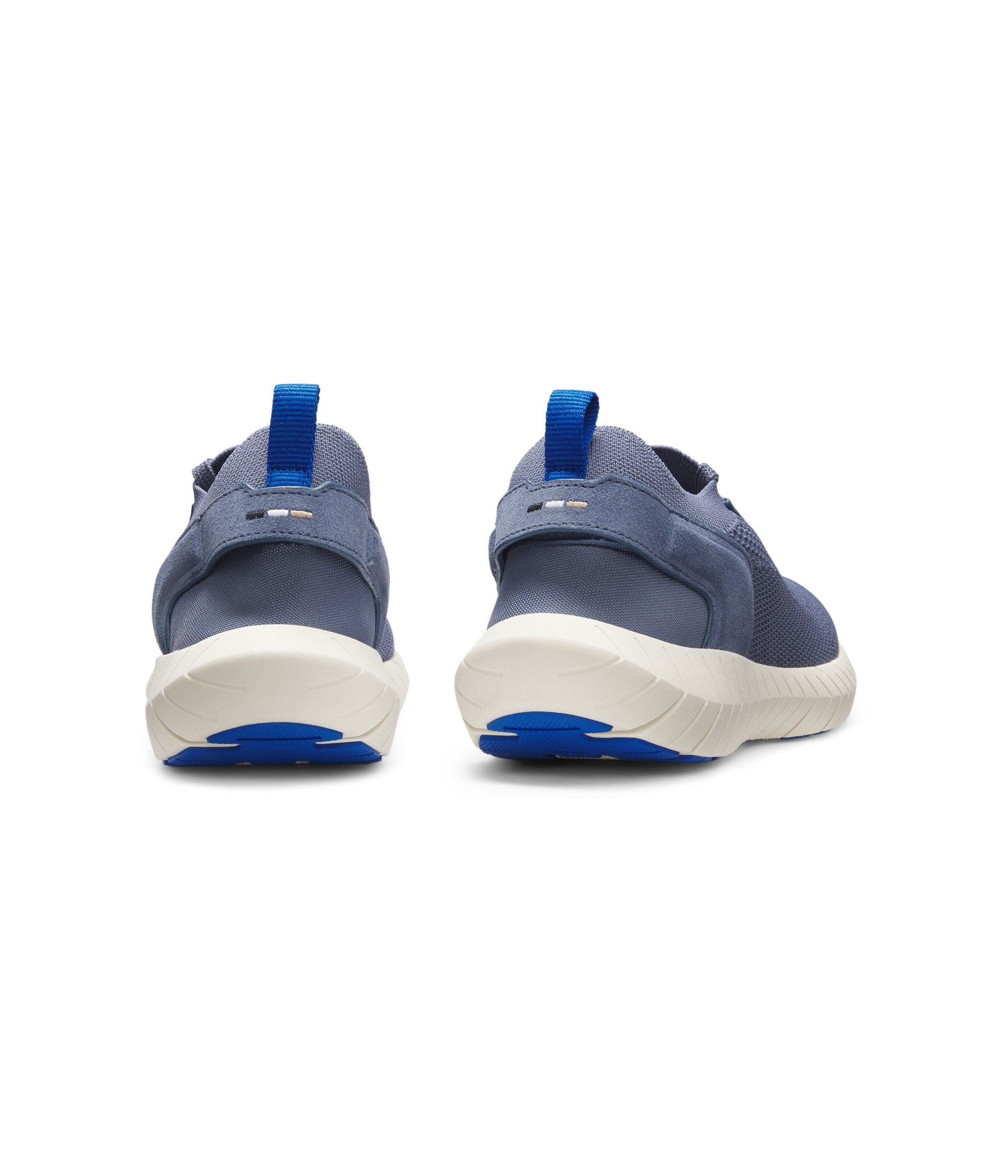 Boss Motion Sneakers With Knitted Uppers And Leather Trims Light Grey Light Grey