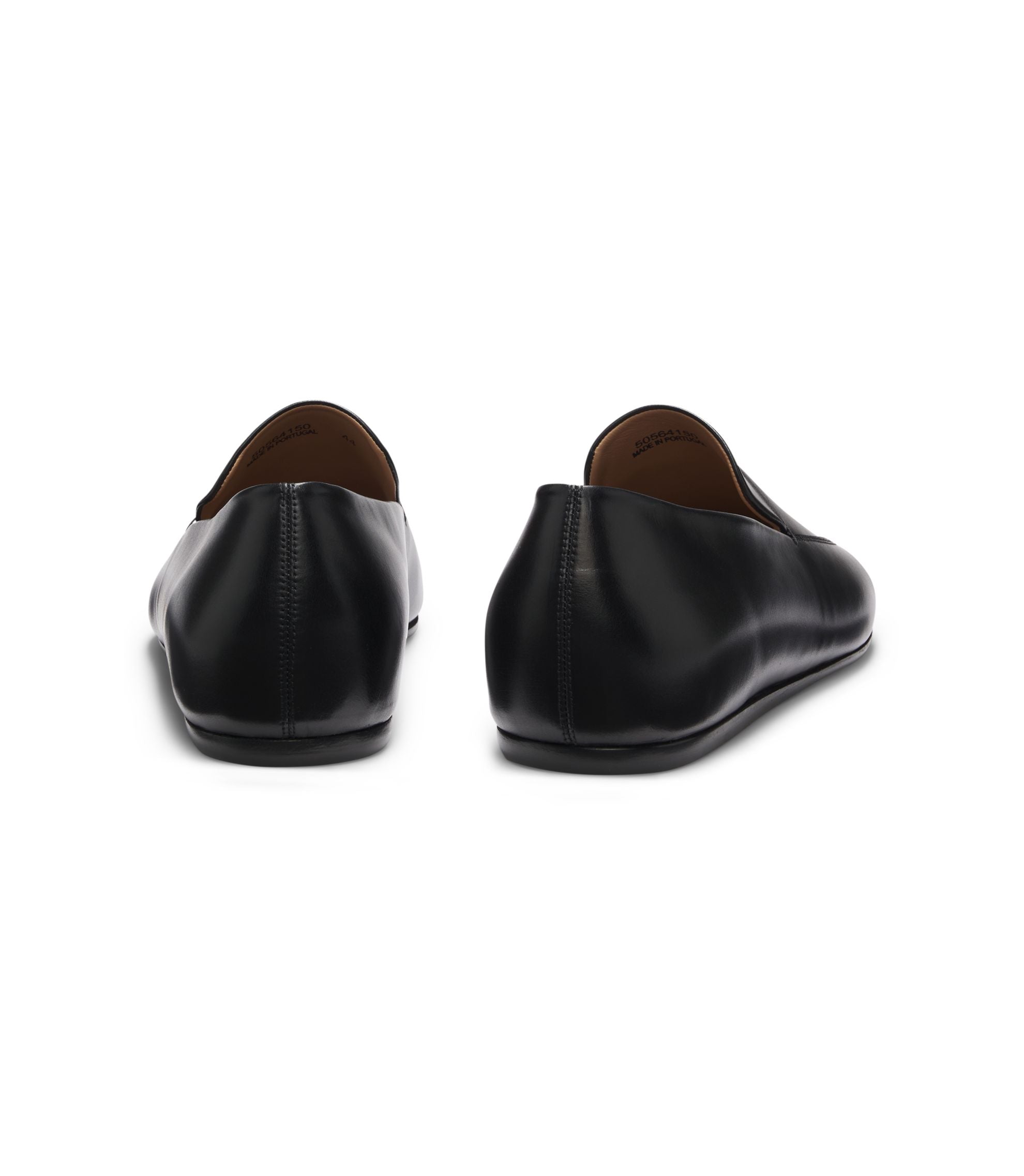 Boss Loafers In Leather Black Black
