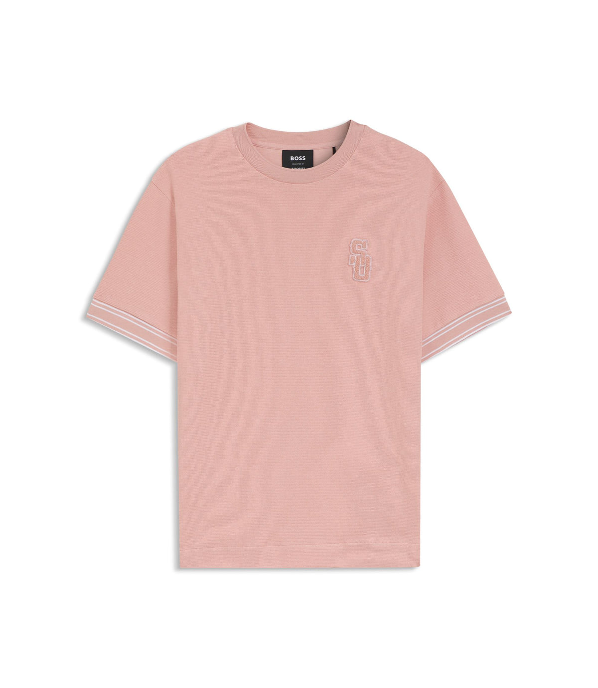 Boss Selected By Shohei Ohtani T Shirt In Cotton Light Pink