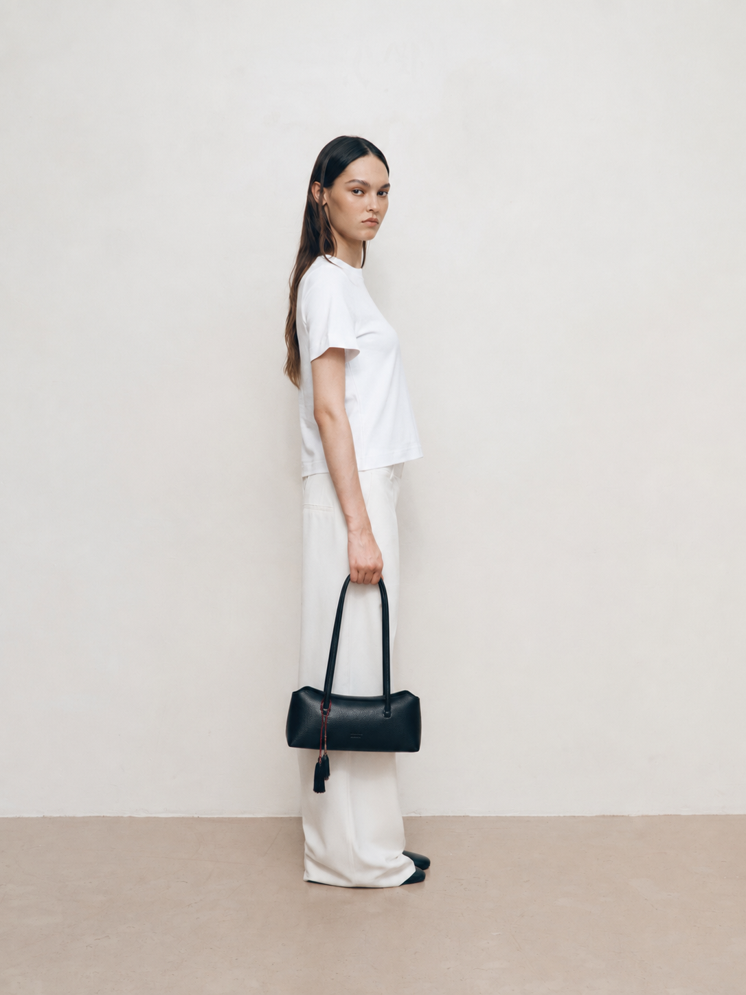 Freja Mini Chrystie Bag Reptile Noir