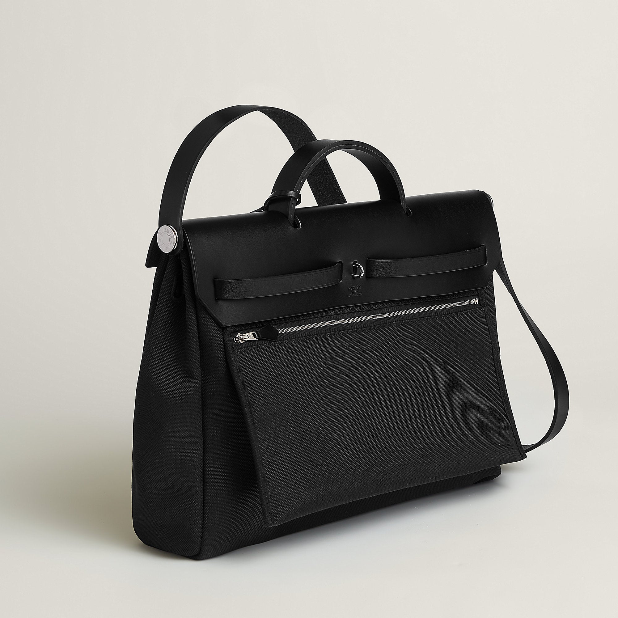 Hermes Herbag Messenger 39 Bag Noir