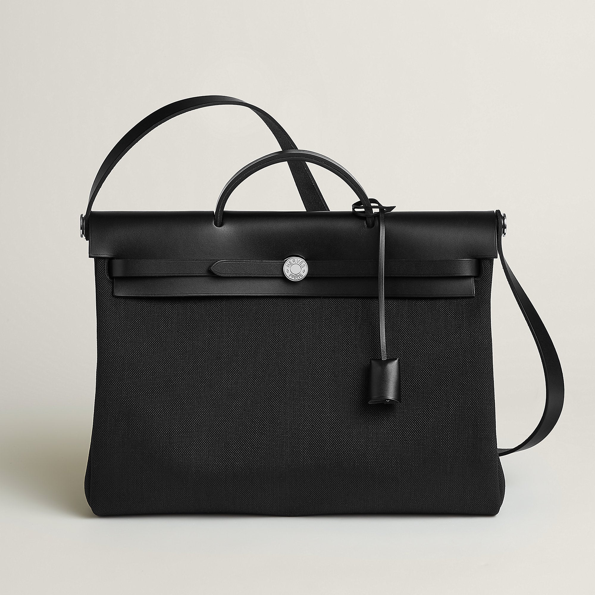 Hermes Herbag Messenger 39 Bag Noir