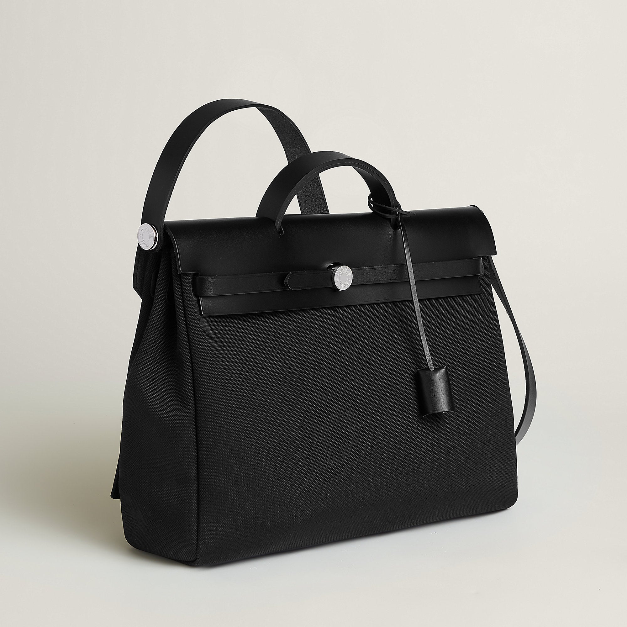 Hermes Herbag Messenger 39 Bag Noir