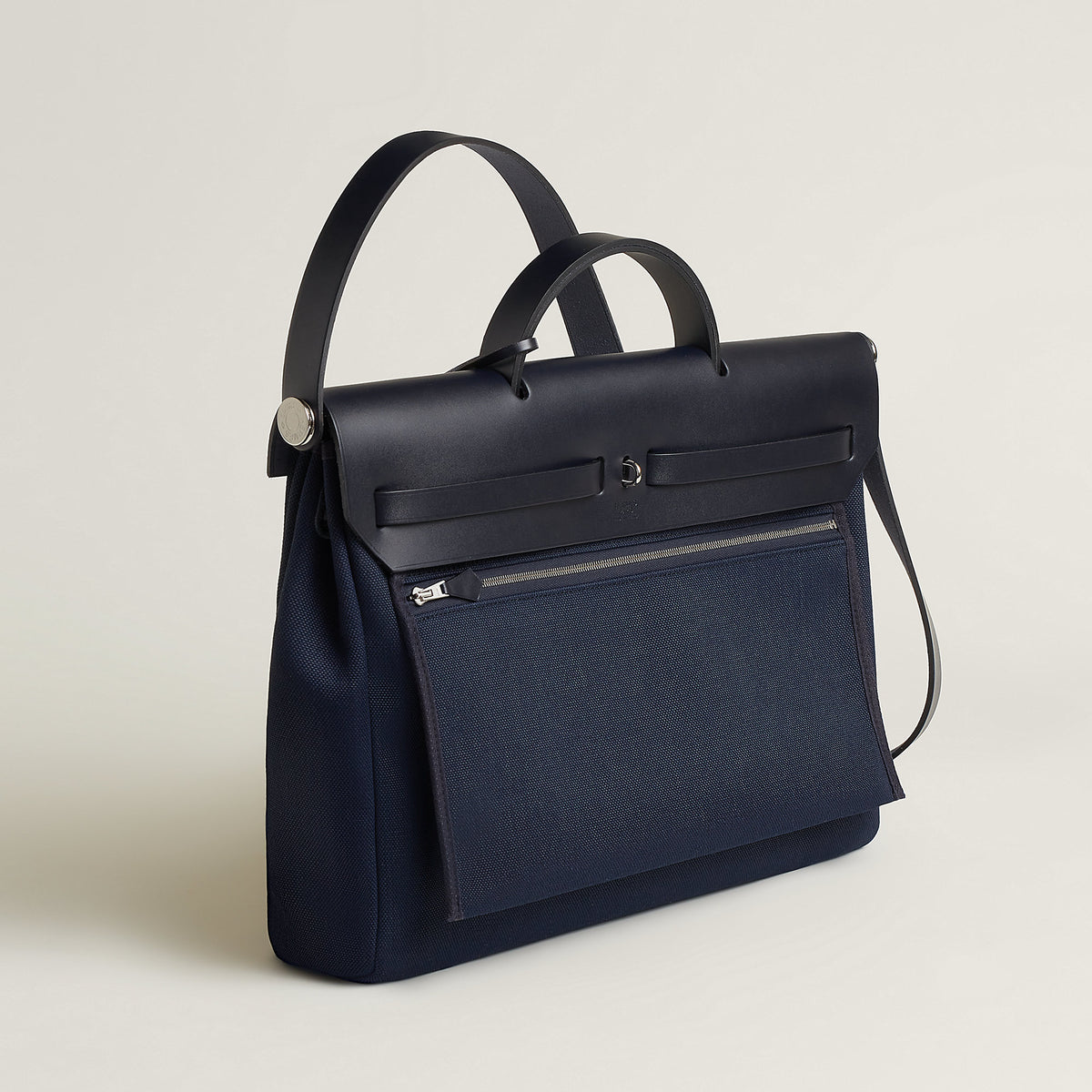 Hermes Herbag Messenger 39 Bag Bleu Marine