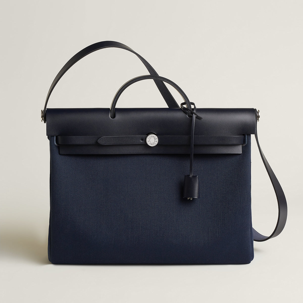 Hermes Herbag Messenger 39 Bag Bleu Marine