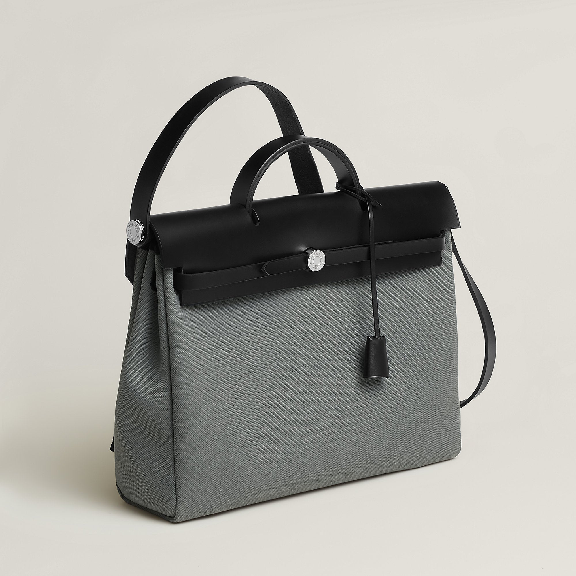 Hermes Herbag Messenger 39 Bag Gris Fume