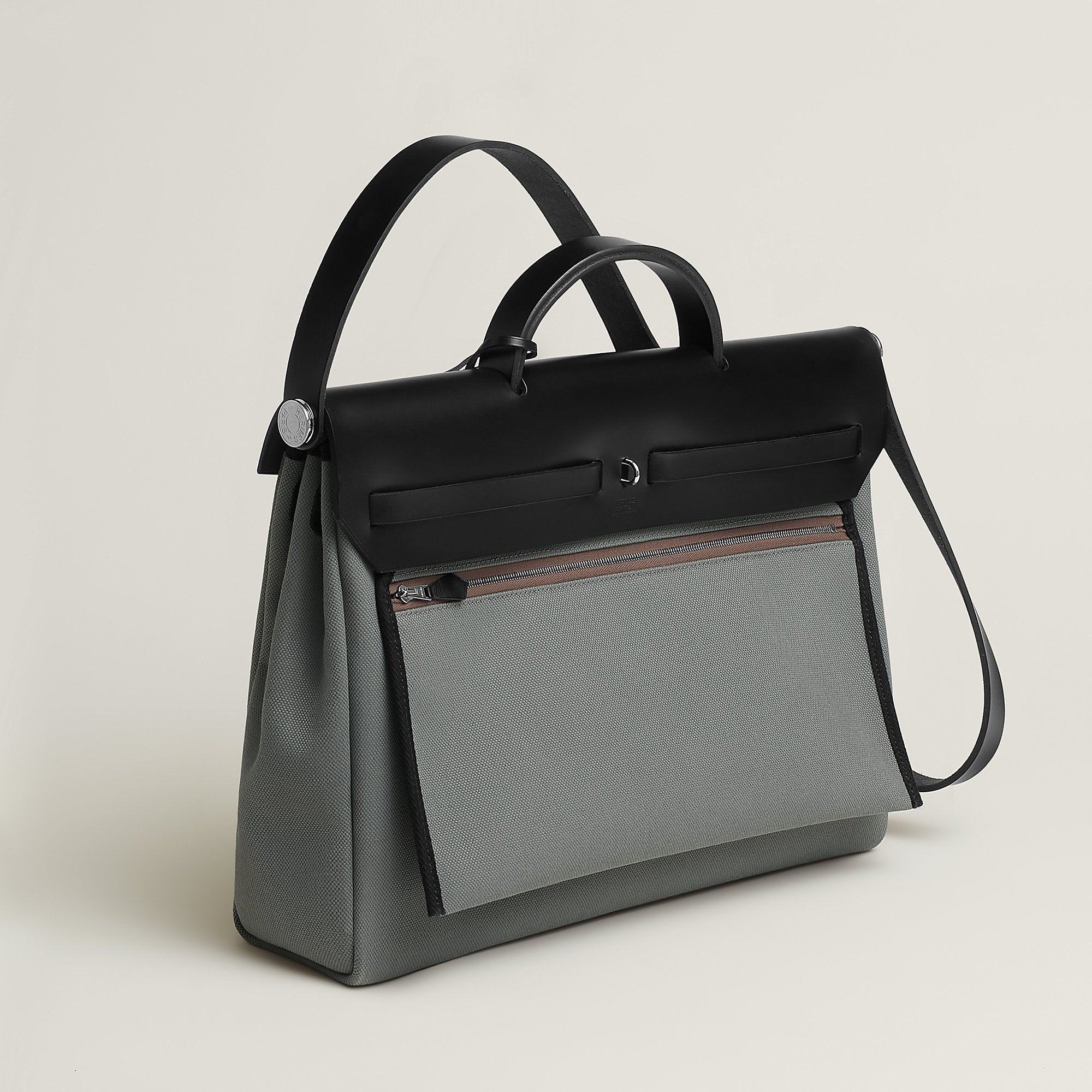 Hermes Herbag Messenger 39 Bag Gris Fume