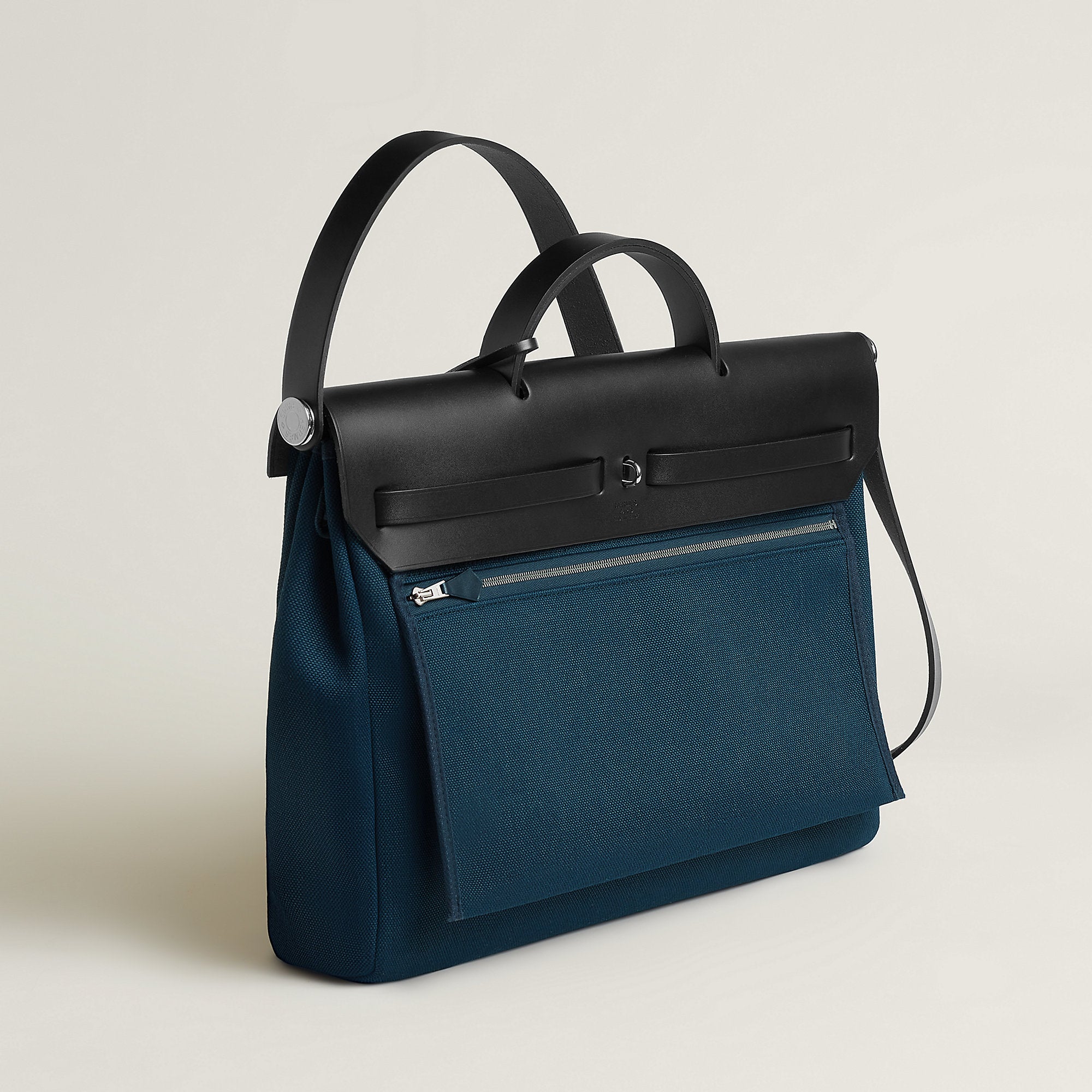 Hermes Herbag Messenger 39 Bag Bleu Ocan