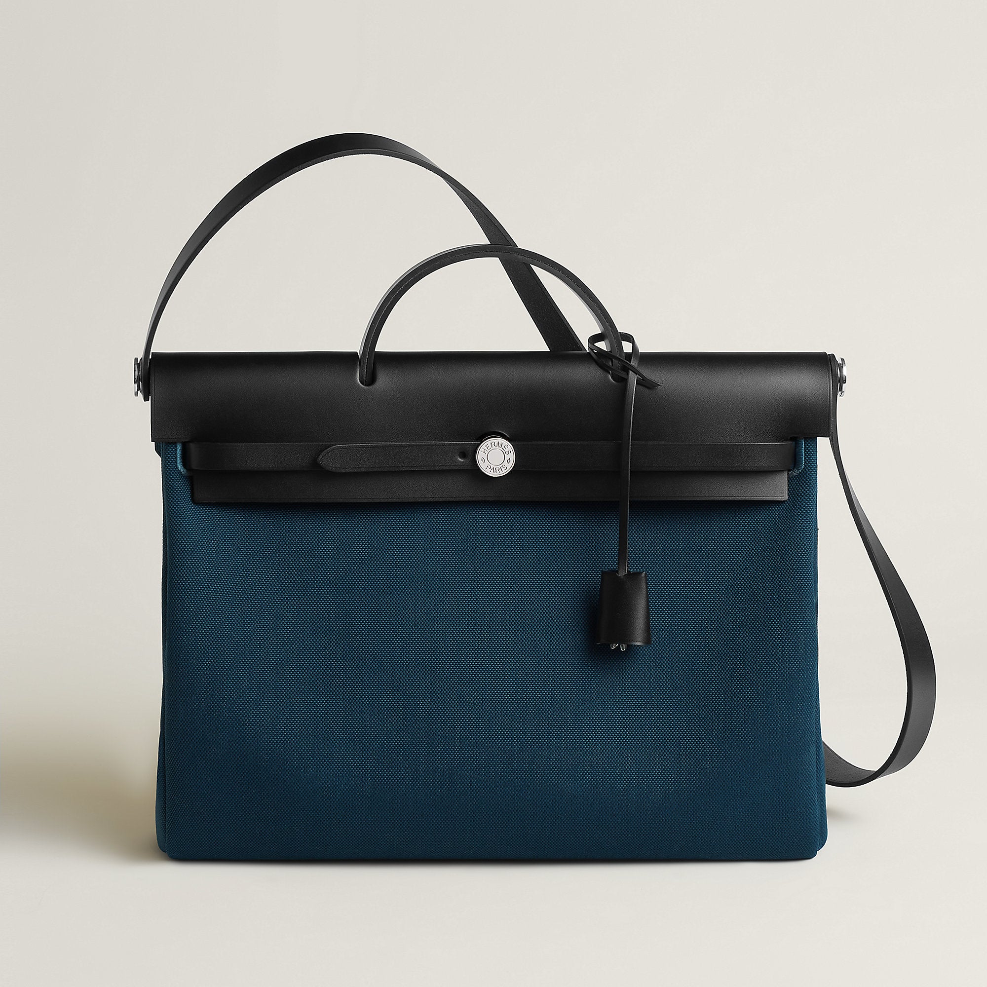 Hermes Herbag Messenger 39 Bag Bleu Ocan