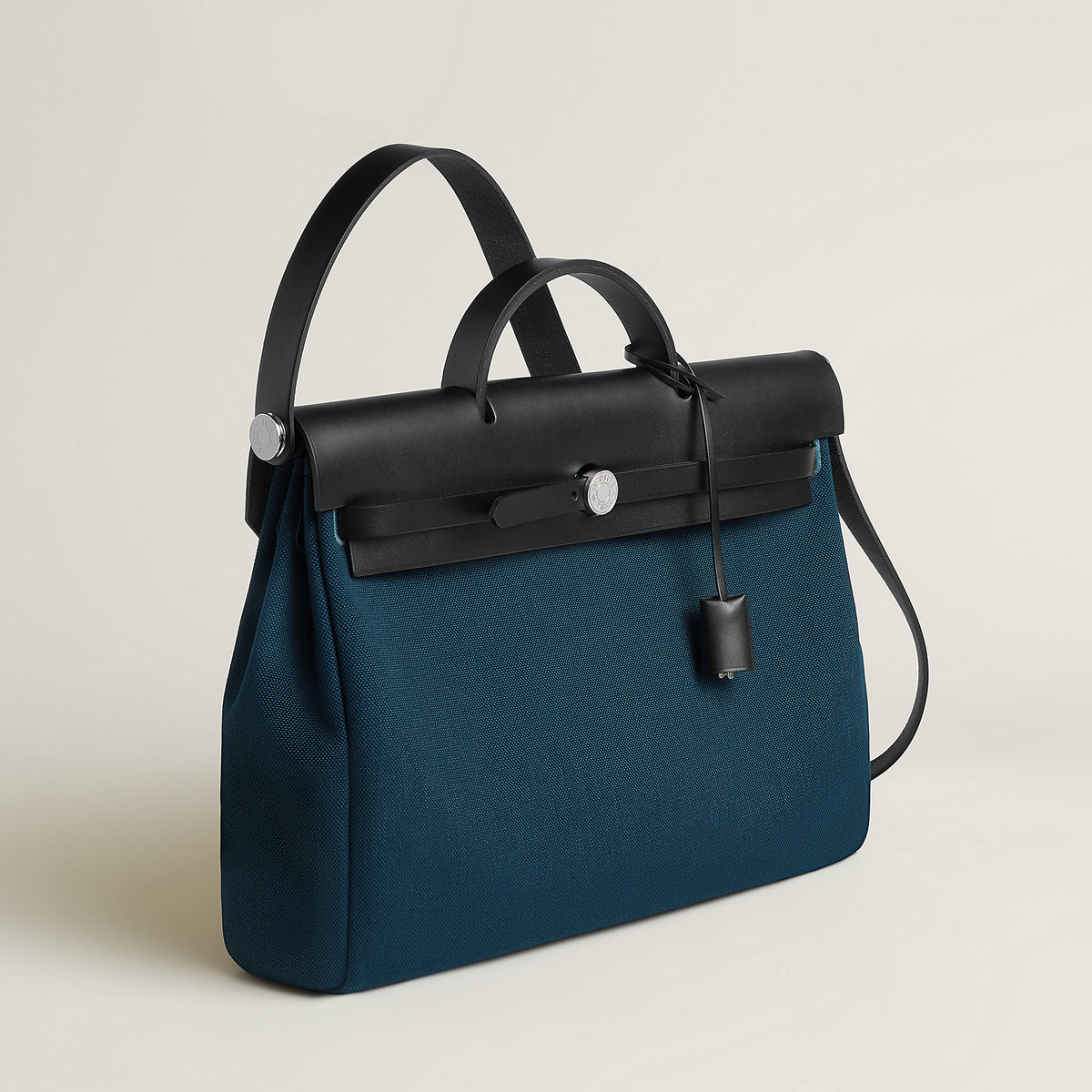 Hermes Herbag Messenger 39 Bag Bleu Ocan