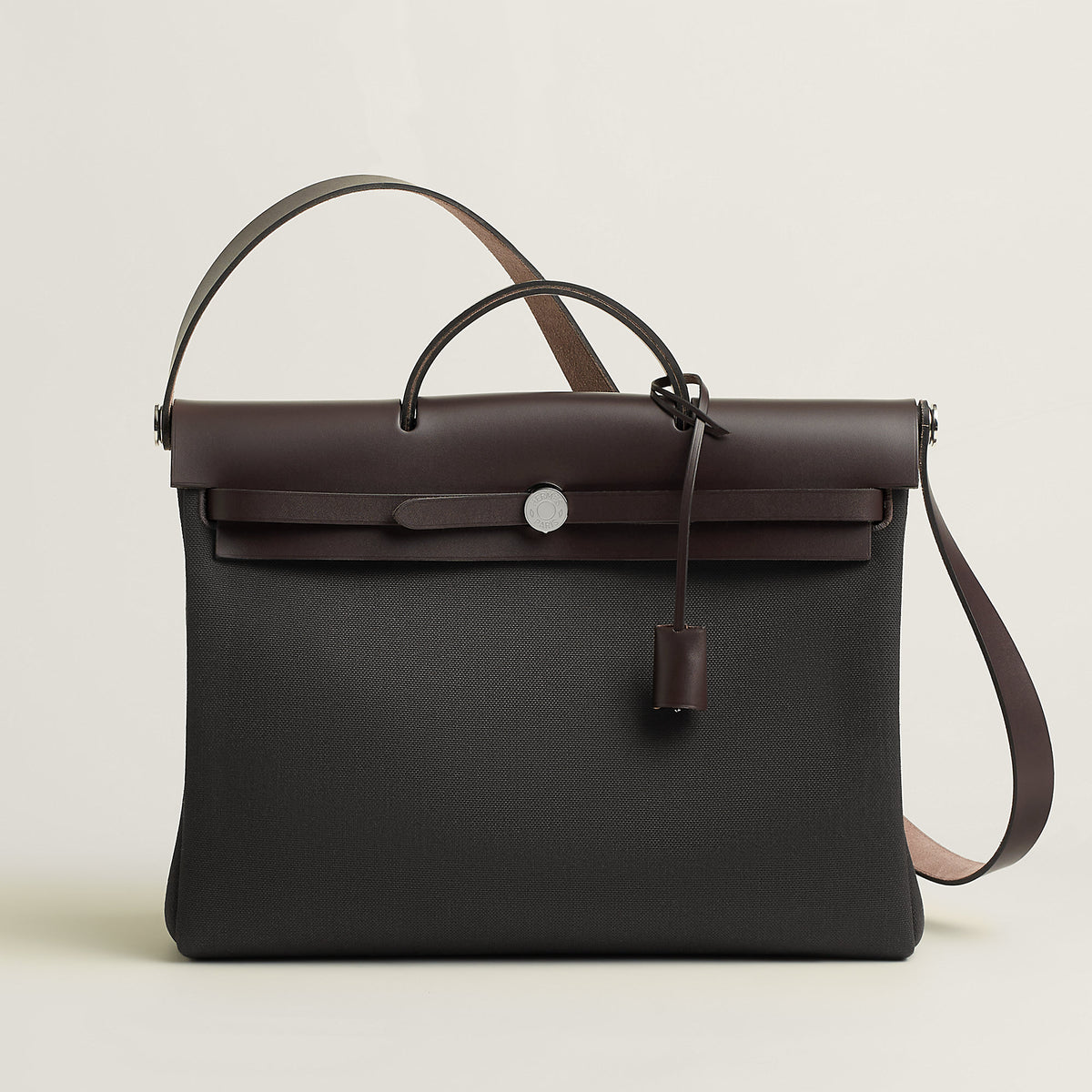 Hermes Herbag Messenger 39 Bag Dark Bronze