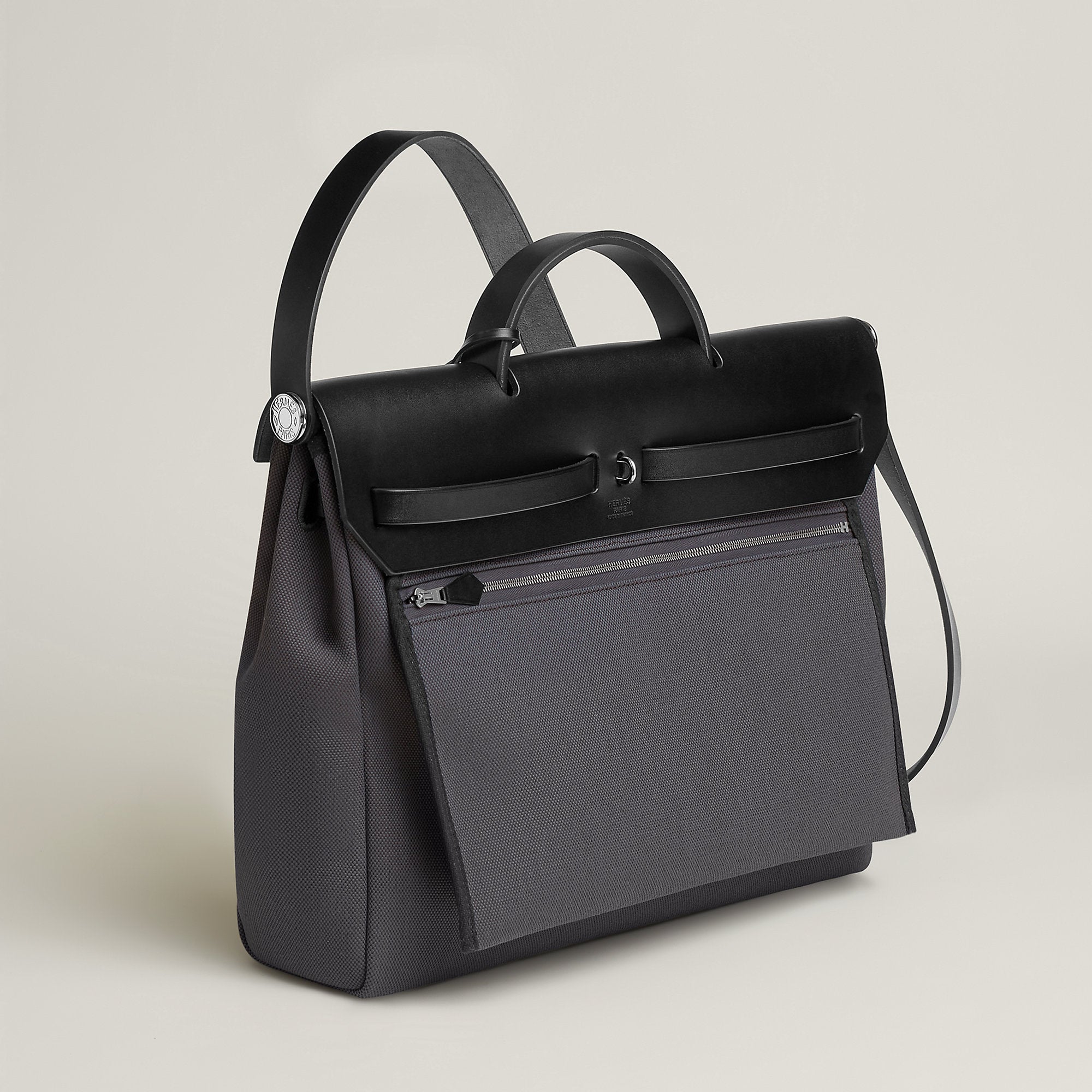Hermes Herbag Messenger 39 Bag Ardoise