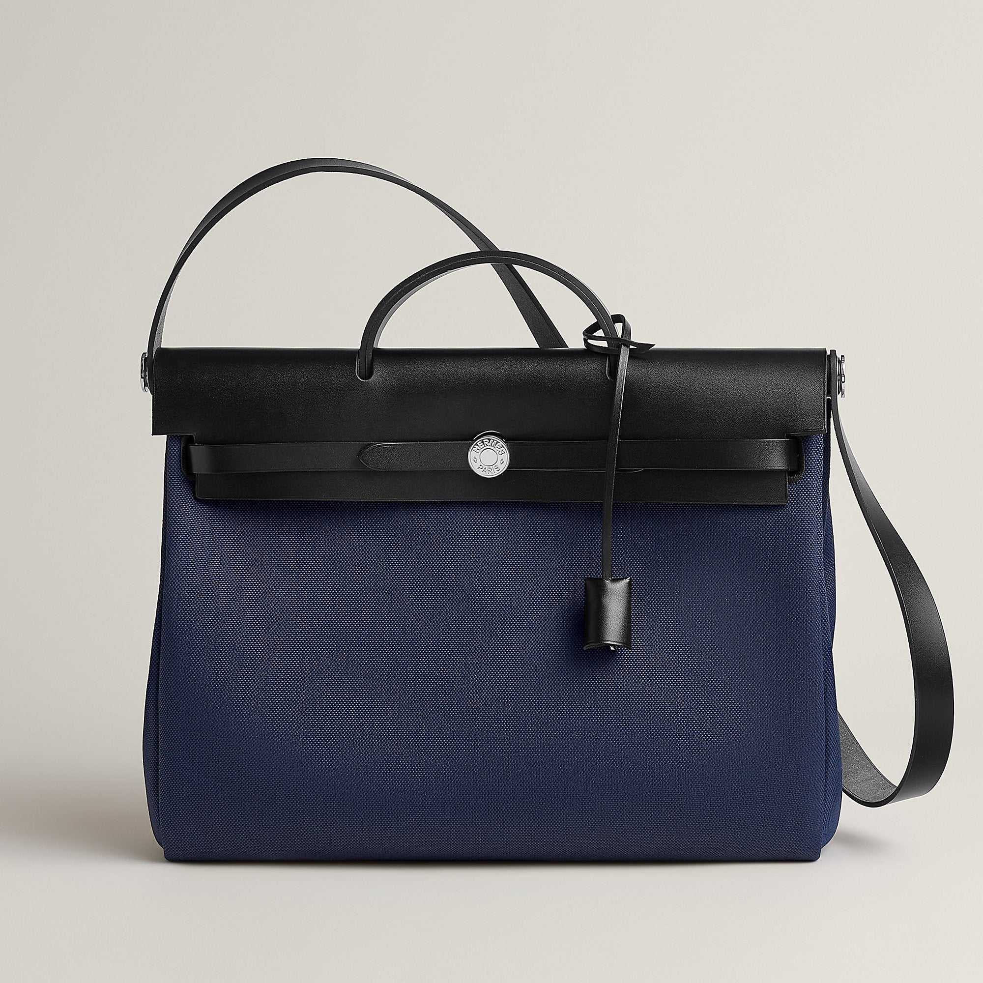 Hermes Herbag Messenger 39 Bag Bleu Marine