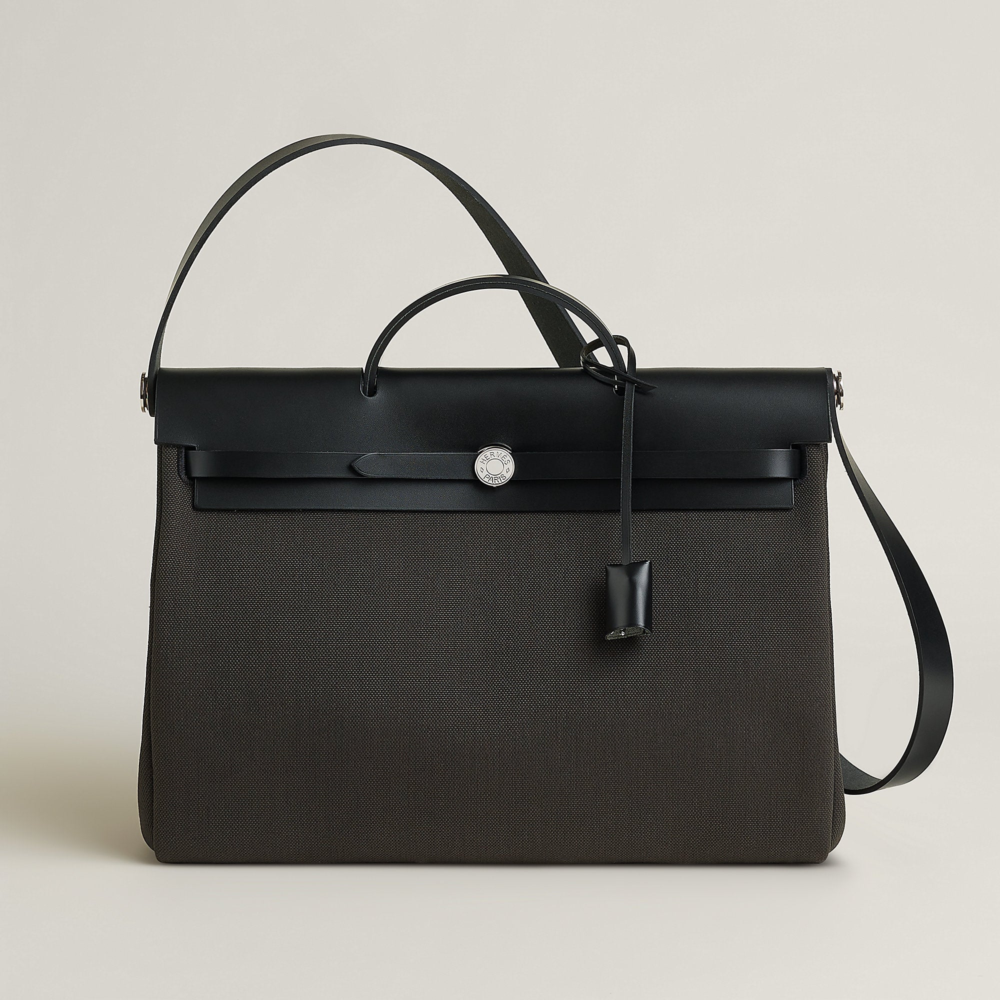 Hermes Herbag Messenger 39 Bag Dark Bronze