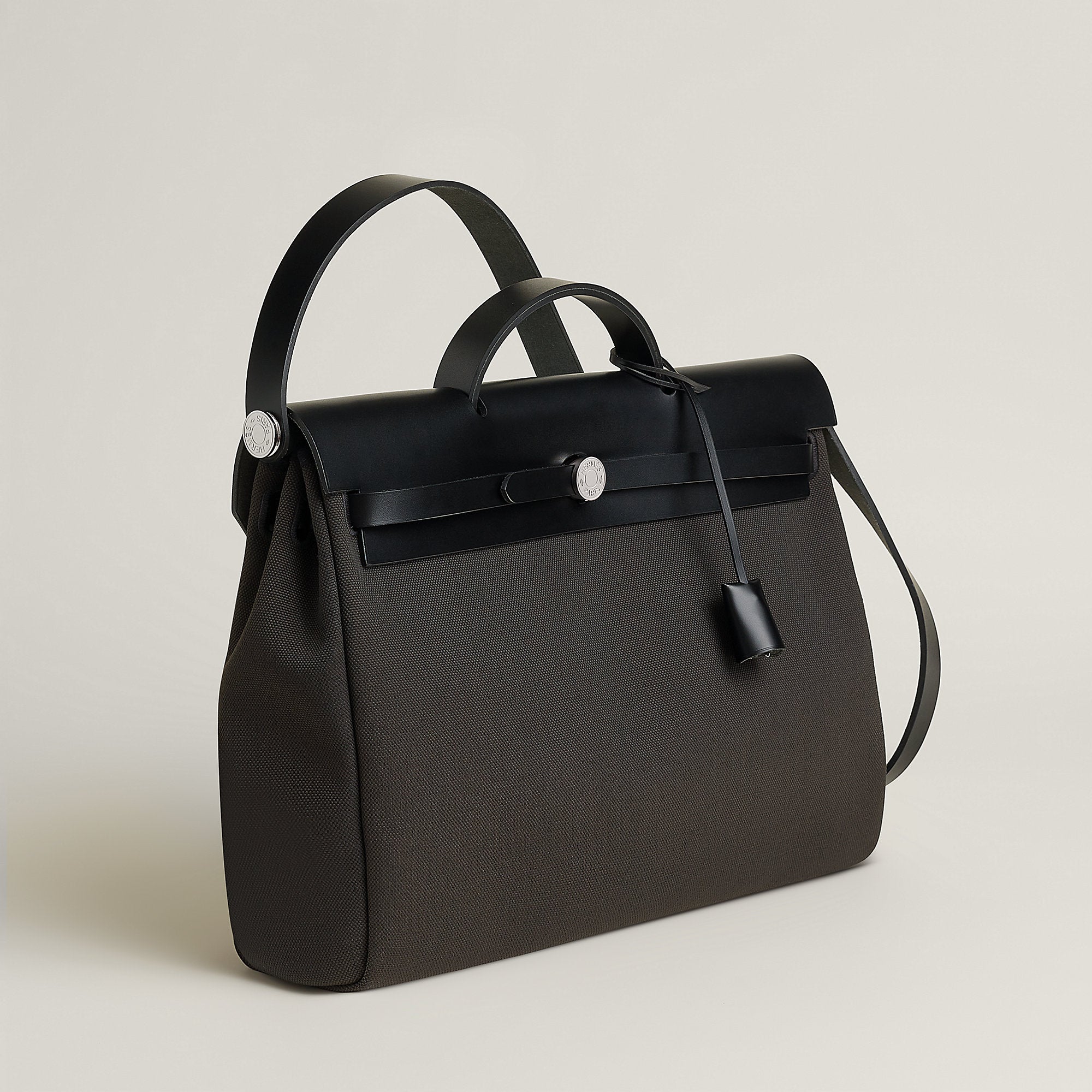 Hermes Herbag Messenger 39 Bag Dark Bronze