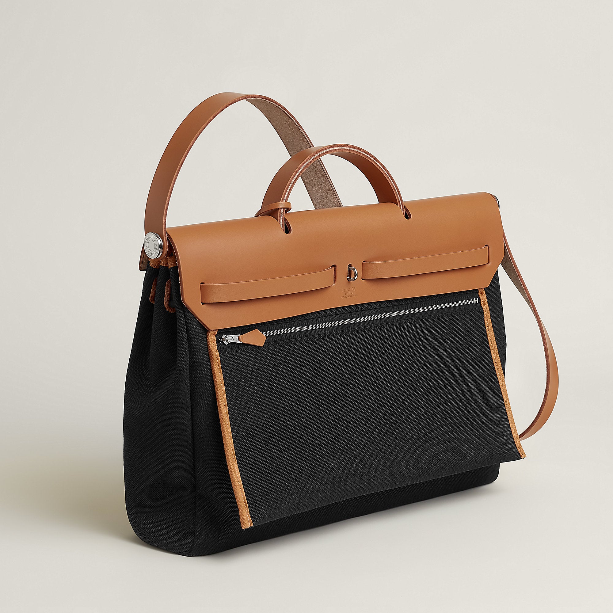 Hermes Herbag Messenger 39 Bag Noir
