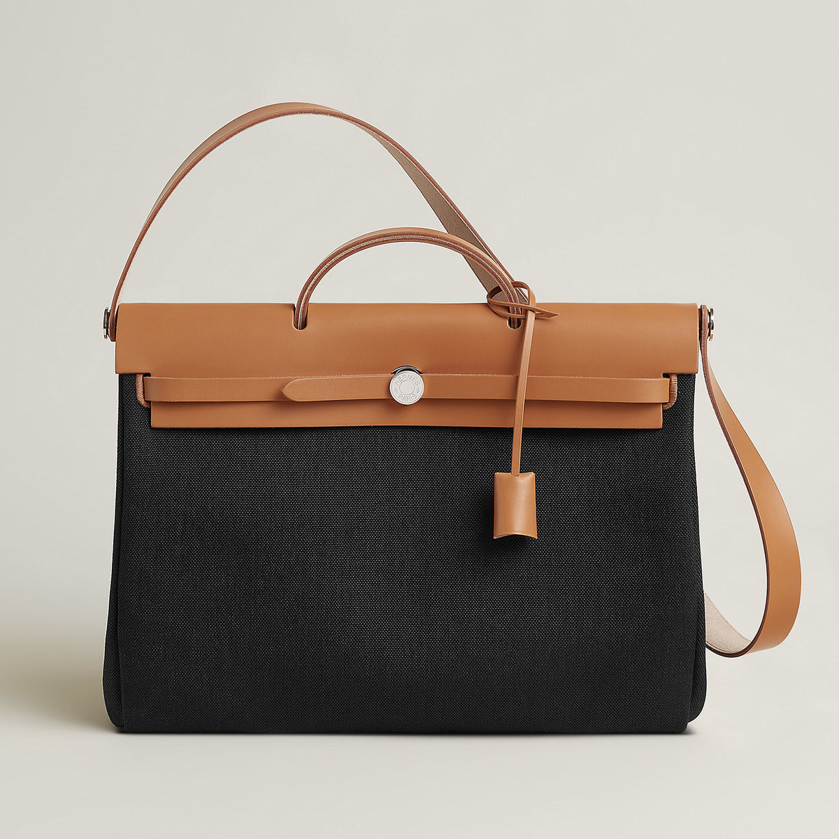 Hermes Herbag Messenger 39 Bag Noir