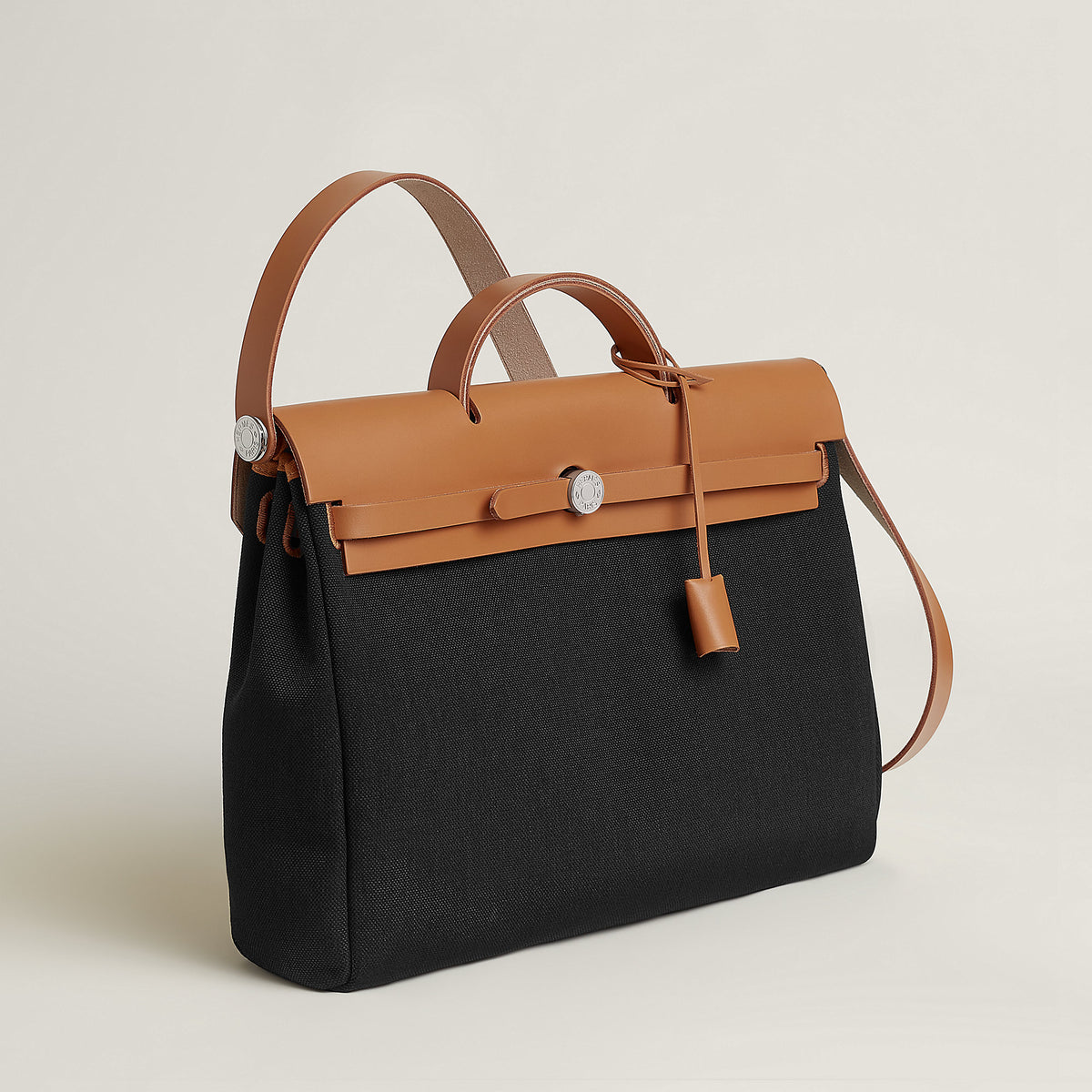 Hermes Herbag Messenger 39 Bag Noir