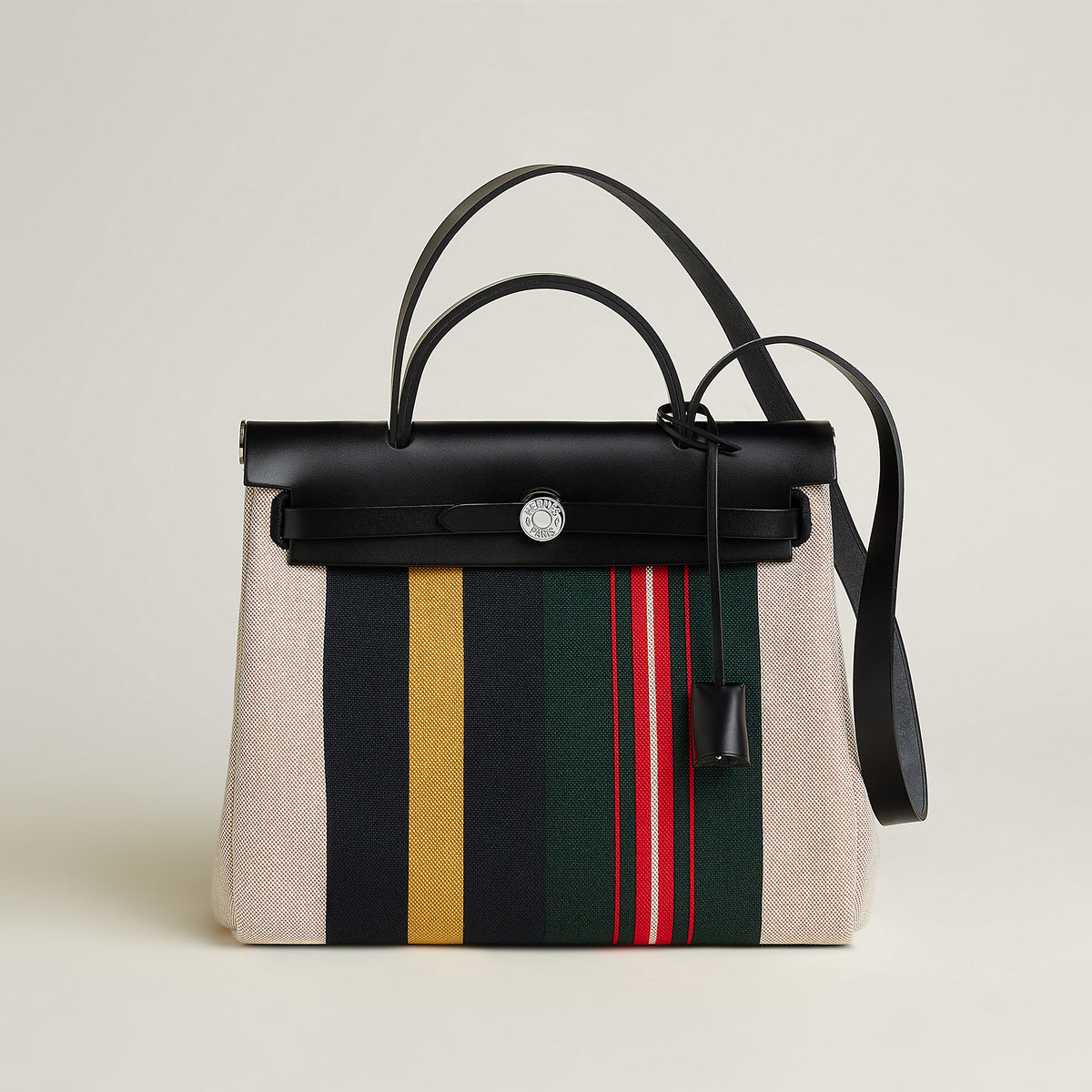 Hermes Herbag Zip 31 Laquered Bag Cru