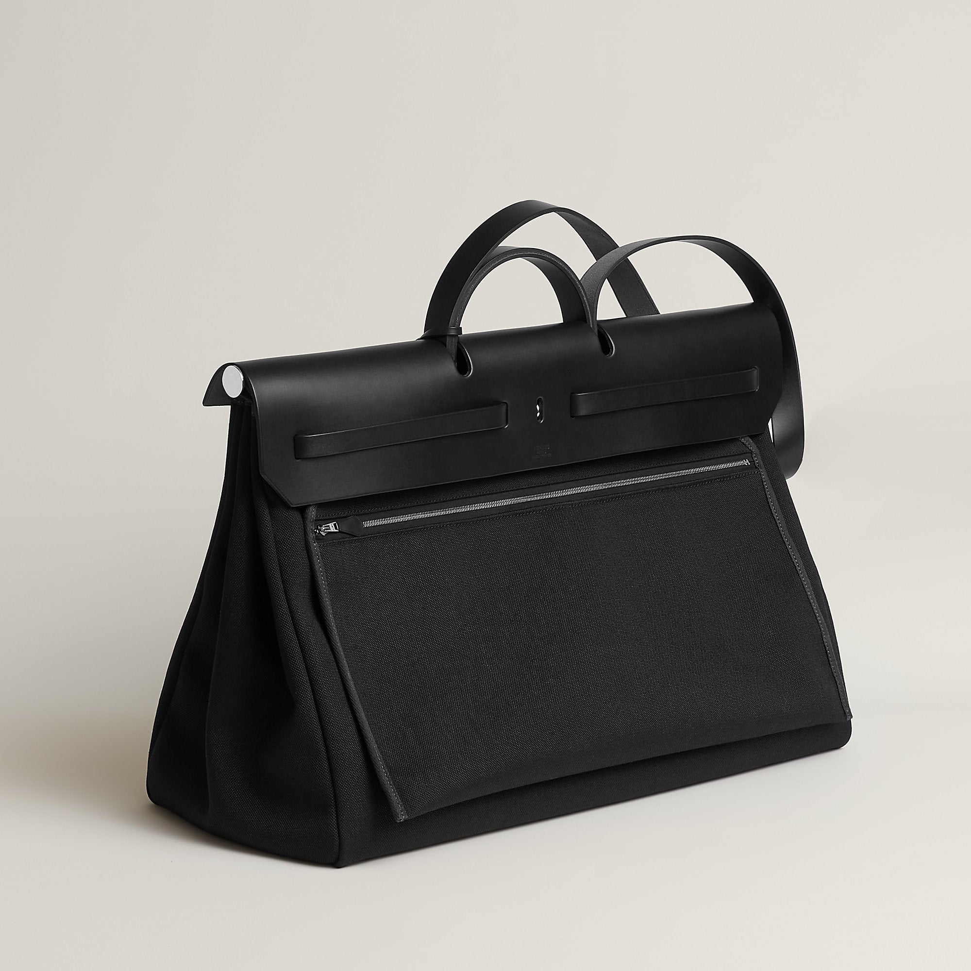 Hermes Herbag Zip Cabine Bag Noir