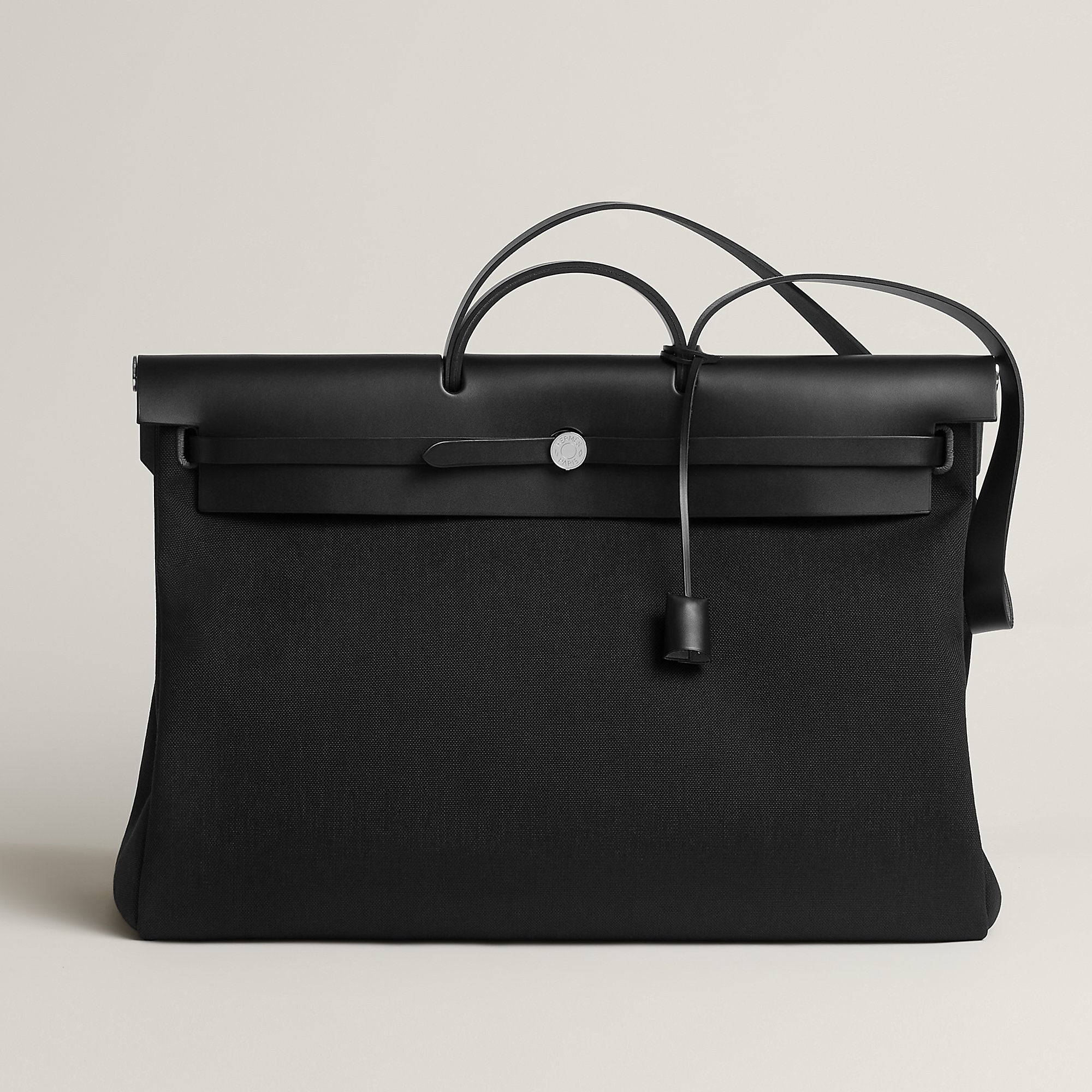 Hermes Herbag Zip Cabine Bag Noir