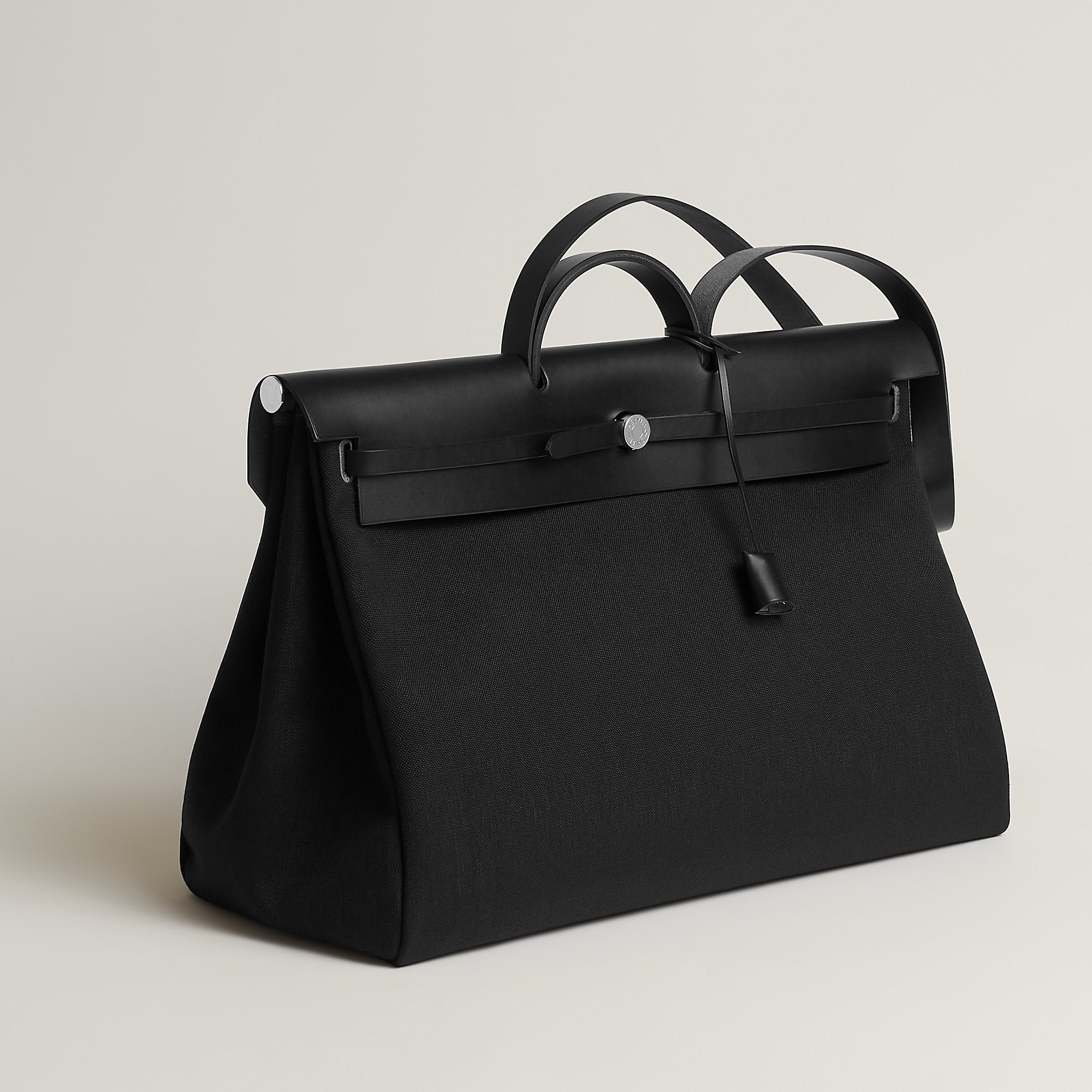 Hermes Herbag Zip Cabine Bag Noir