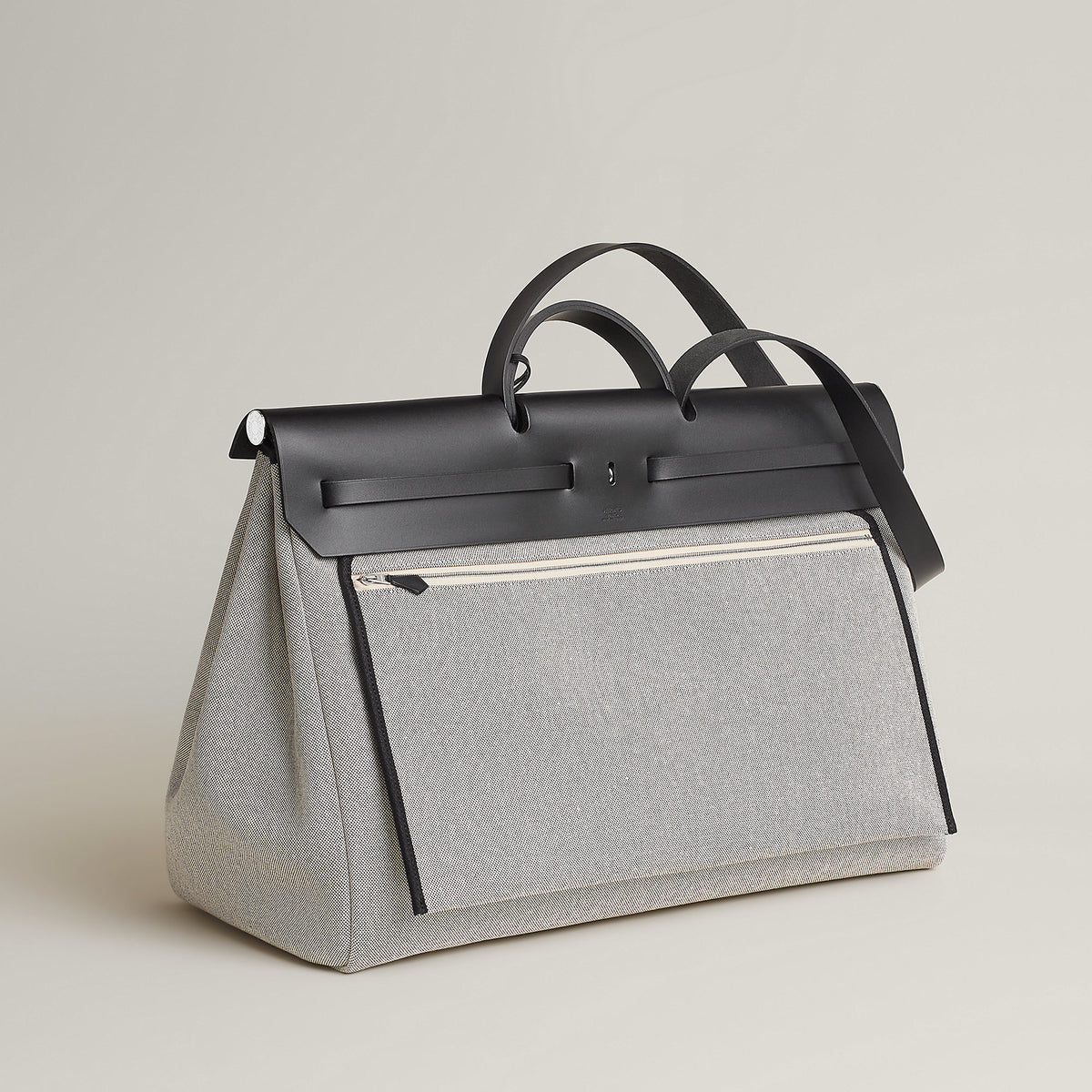 Hermes Herbag Zip Cabine Bag Gris Platine