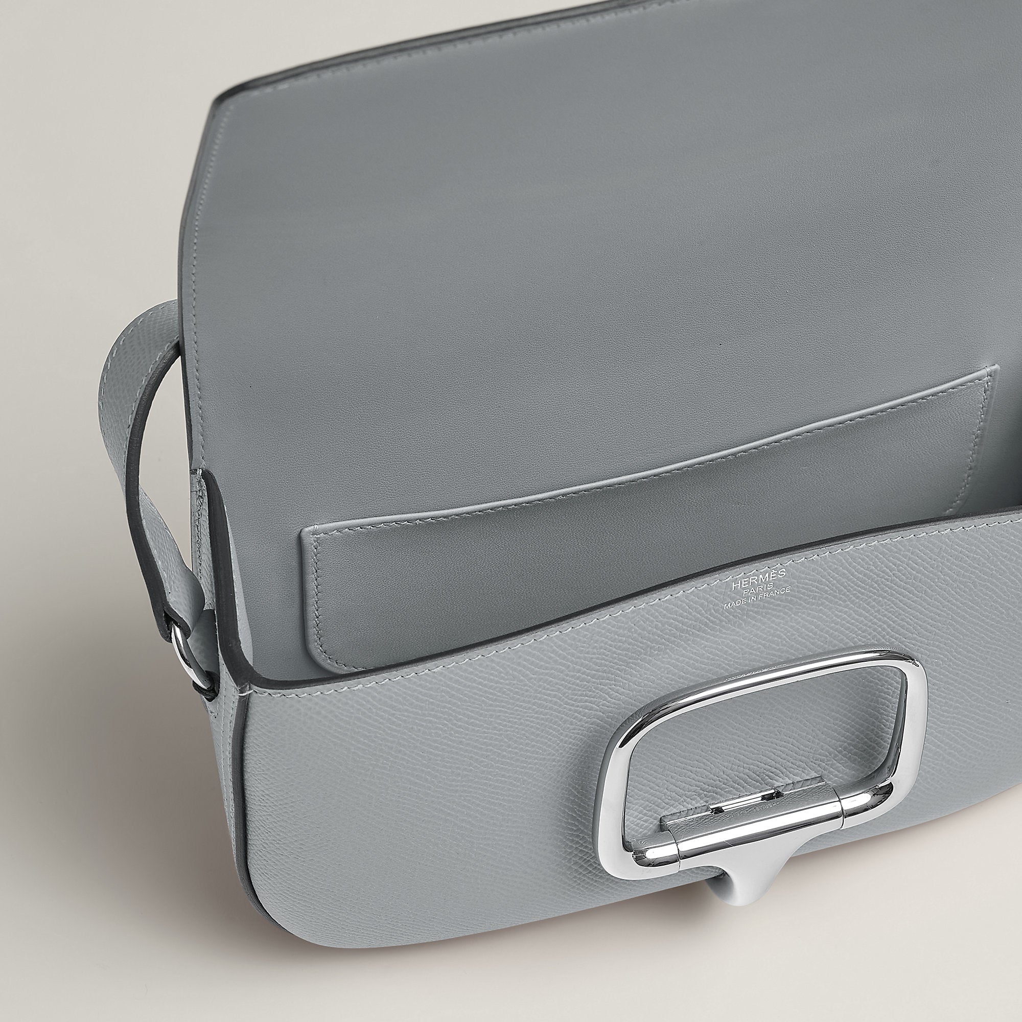 Hermes Della Cavalleria Elan Bag Gris Pantin