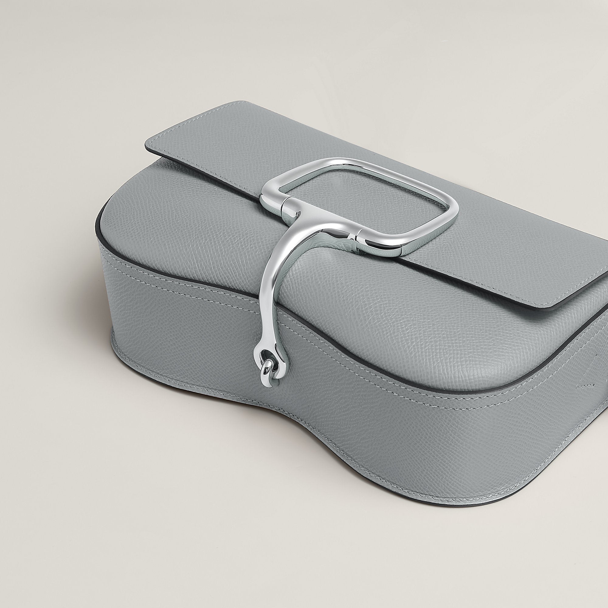 Hermes Della Cavalleria Elan Bag Gris Pantin