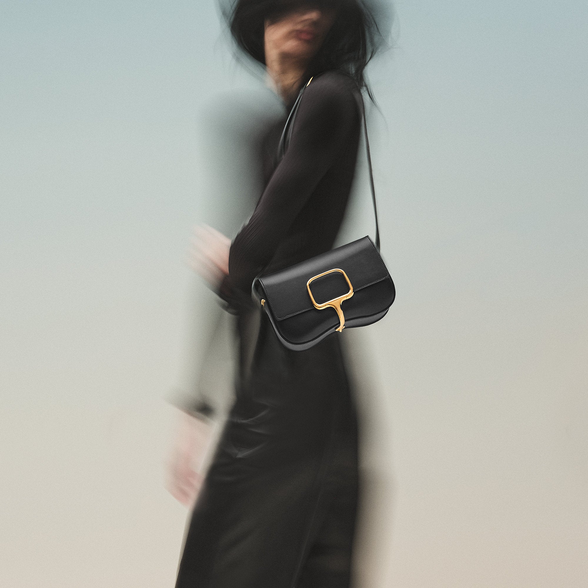 Hermes Herms Della Cavalleria Elan Bag Gold