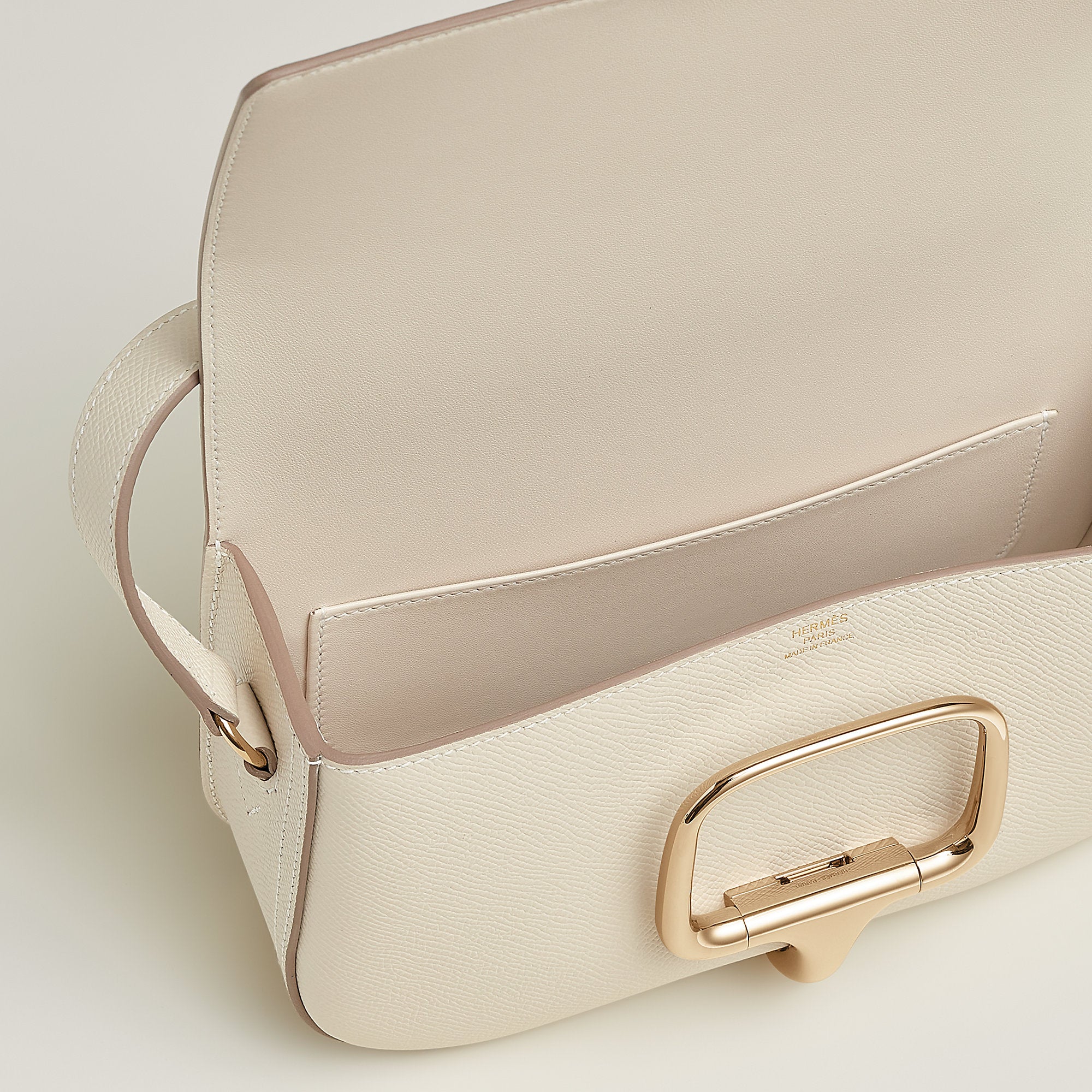 Hermes Della Cavalleria Elan Bag Craie