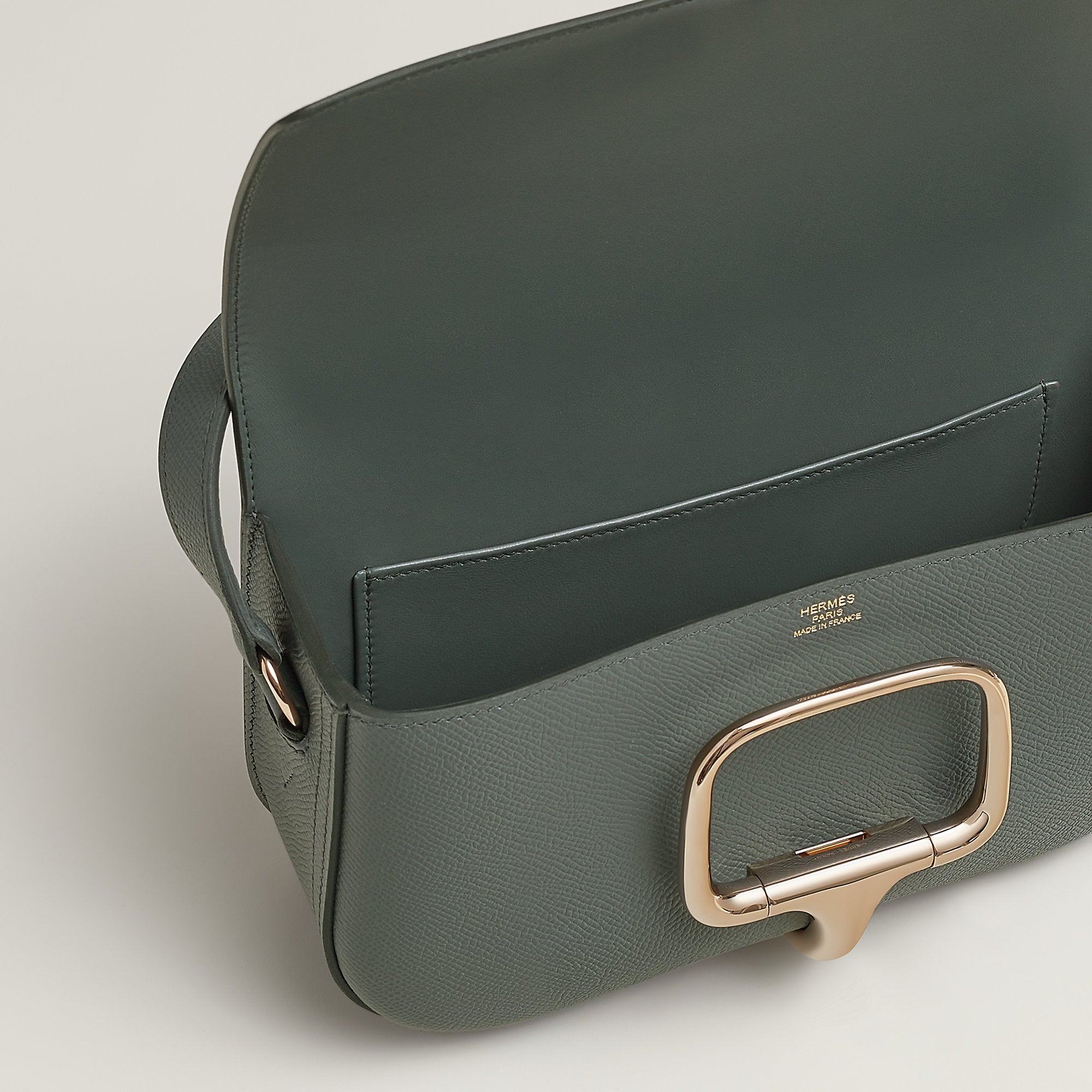 Hermes Della Cavalleria Elan Bag Vert Amande